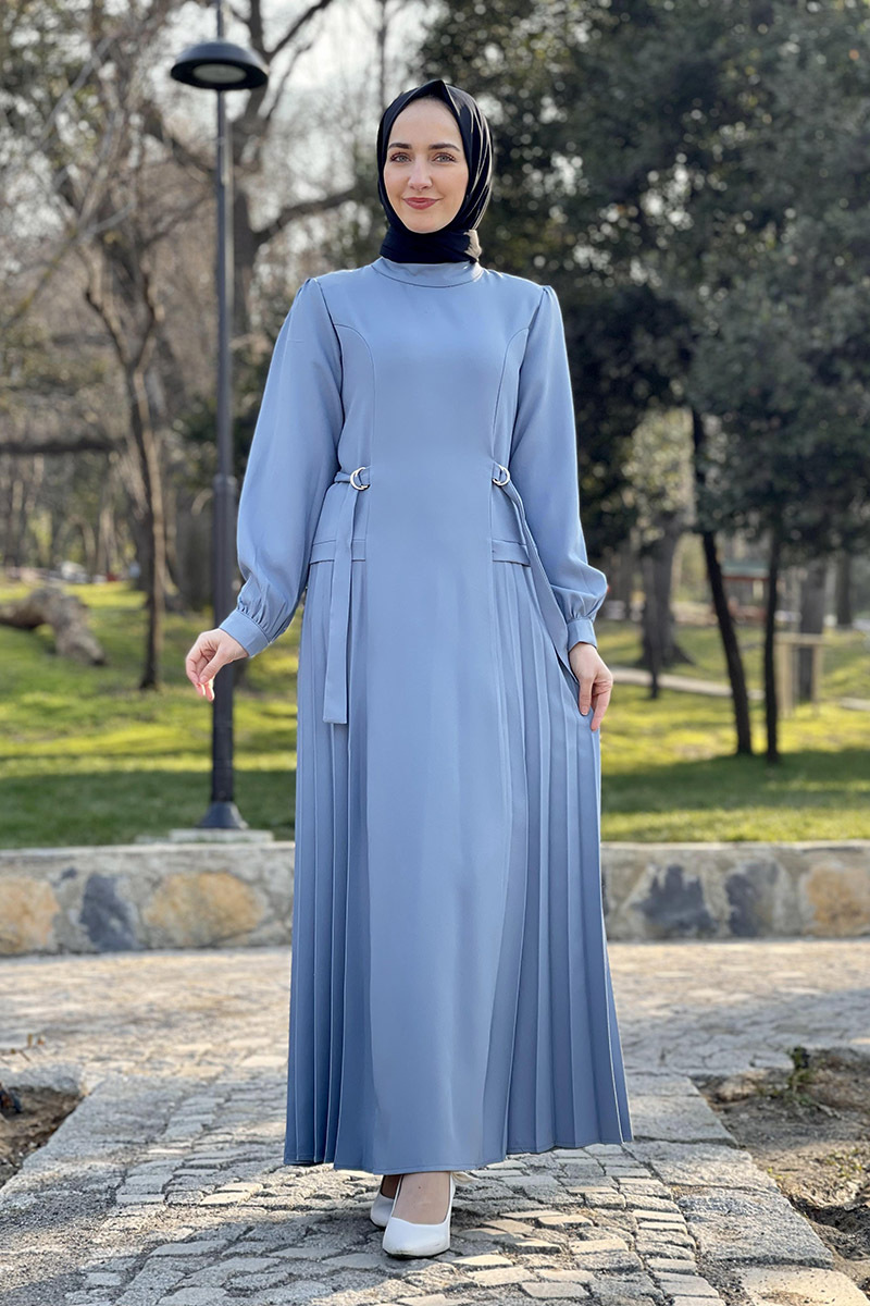 Moda Çizgi Tesettür Elbise