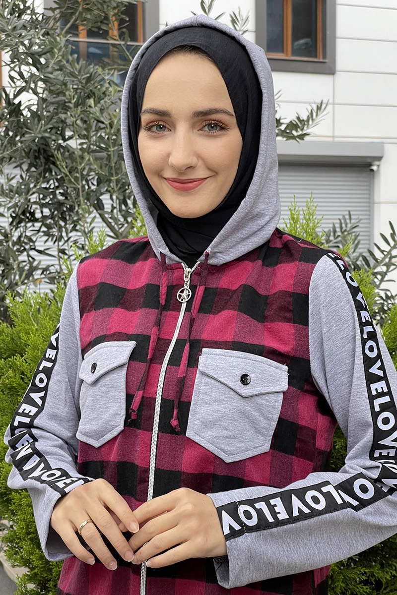 Moda Çizgi Desenli Tunik