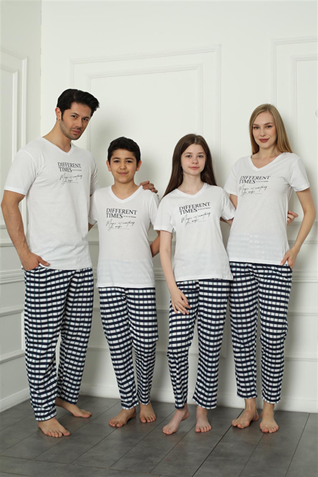 Moda Çizgi Aile Penye Pijama Takım (anne - kız ) 50113 Ayrı Ayrı Satılır . Fiyatları Farklıdır