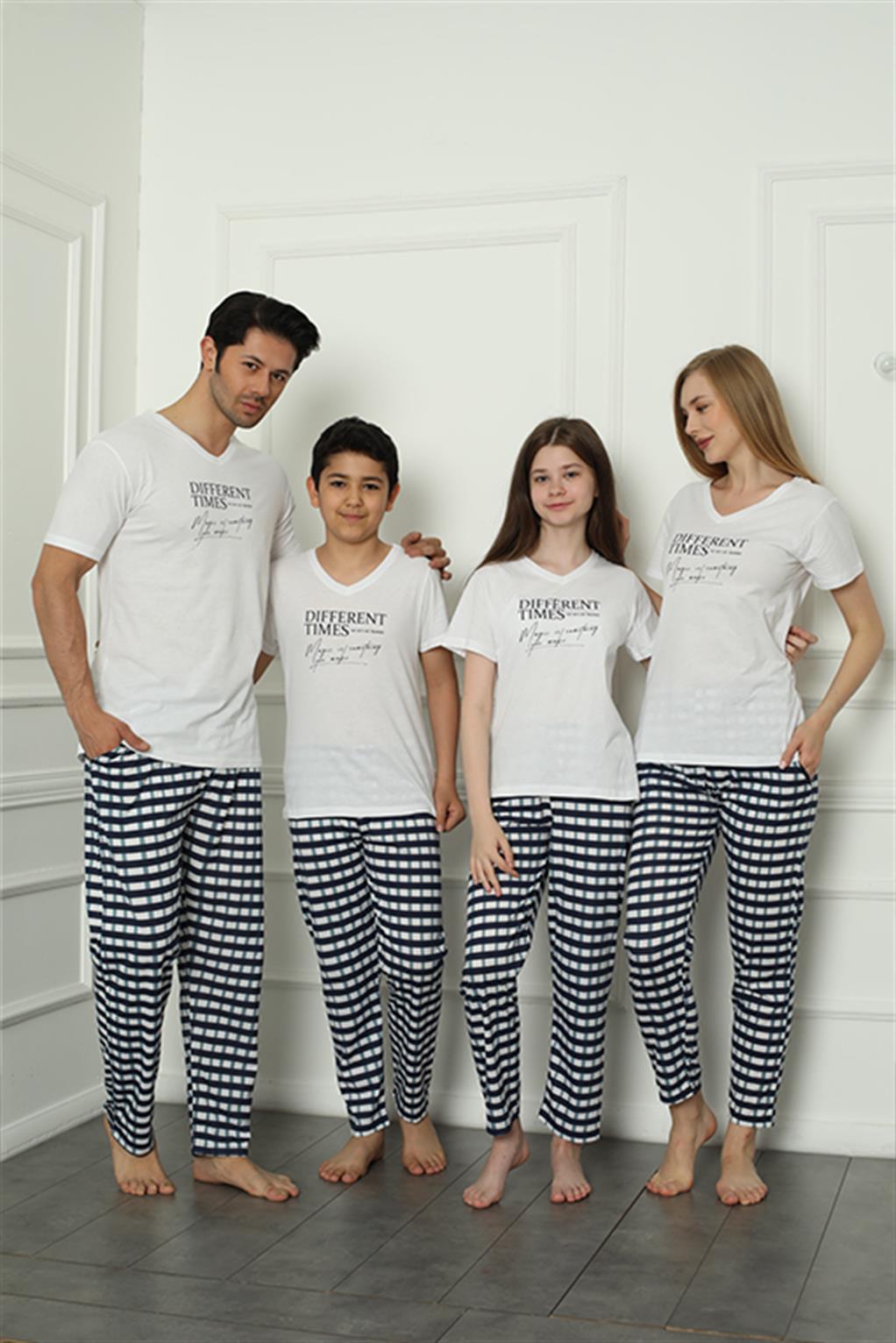 Moda Çizgi Aile Penye Pijama Takım (baba - oğul ) 50113 Ayrı Ayrı Satılır . Fiyatları Farklıdır