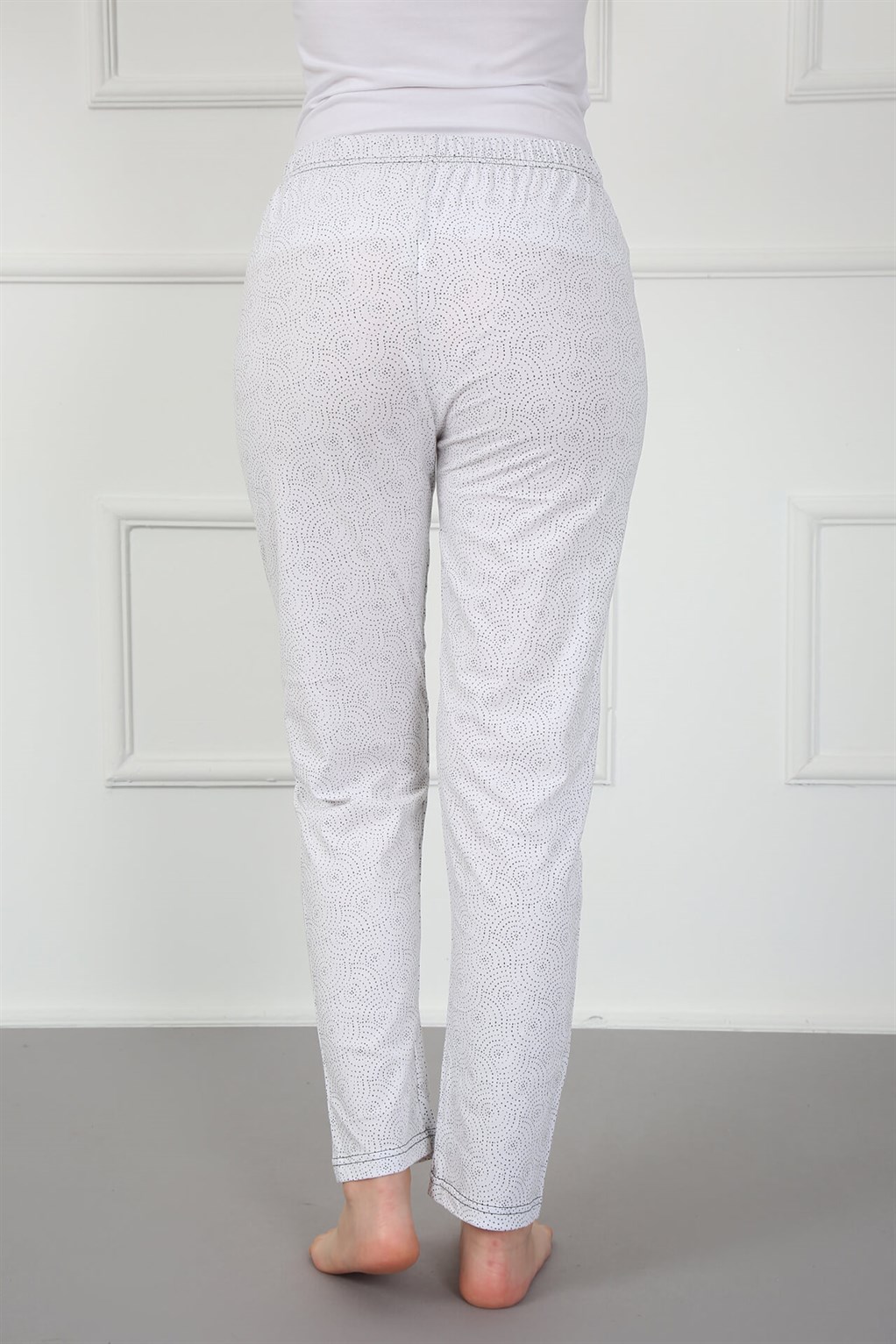 Moda Çizgi Kadın Alt Pijama