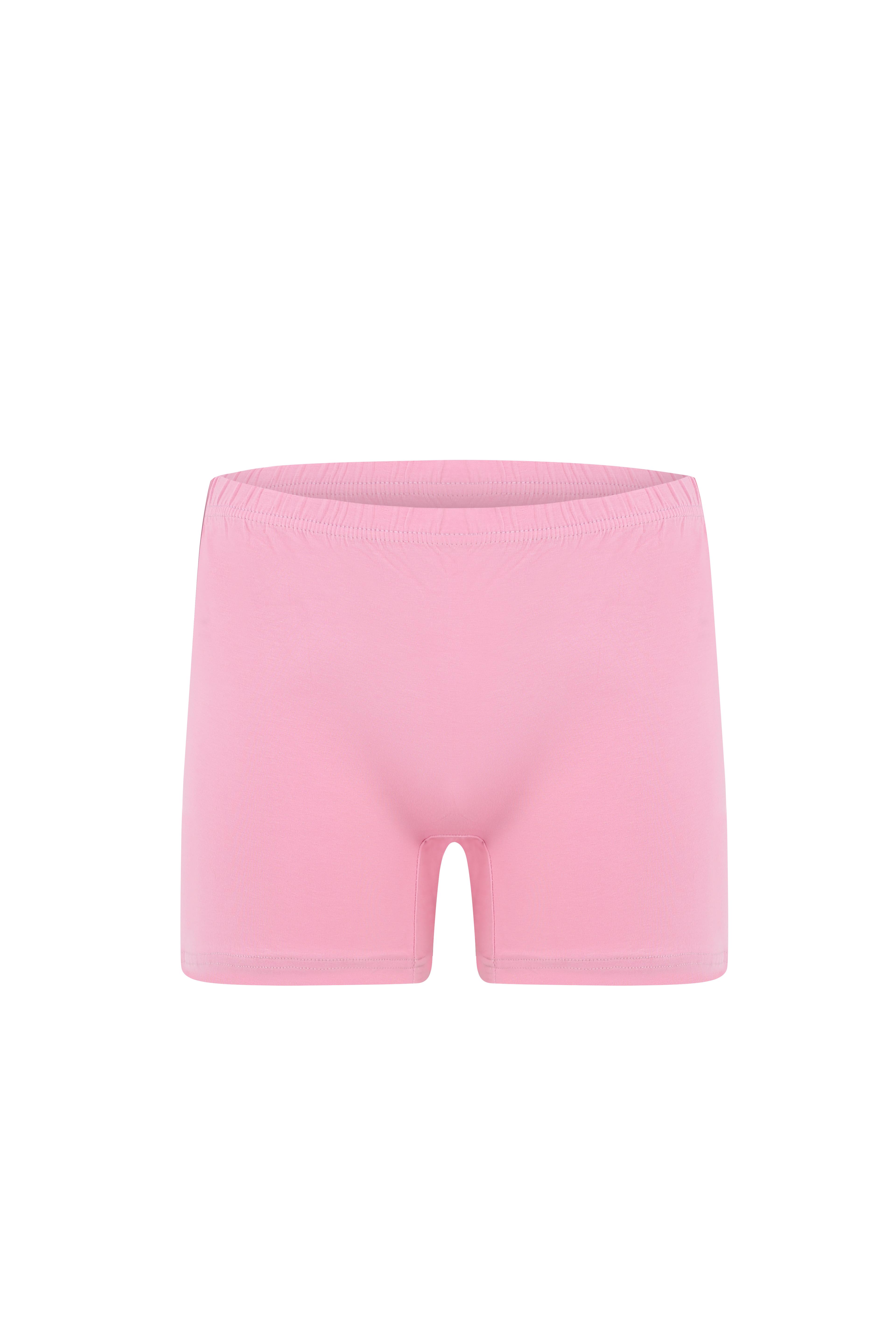 Moda Çizgi Kadın Penye 3lü Boxer Pembe 40260