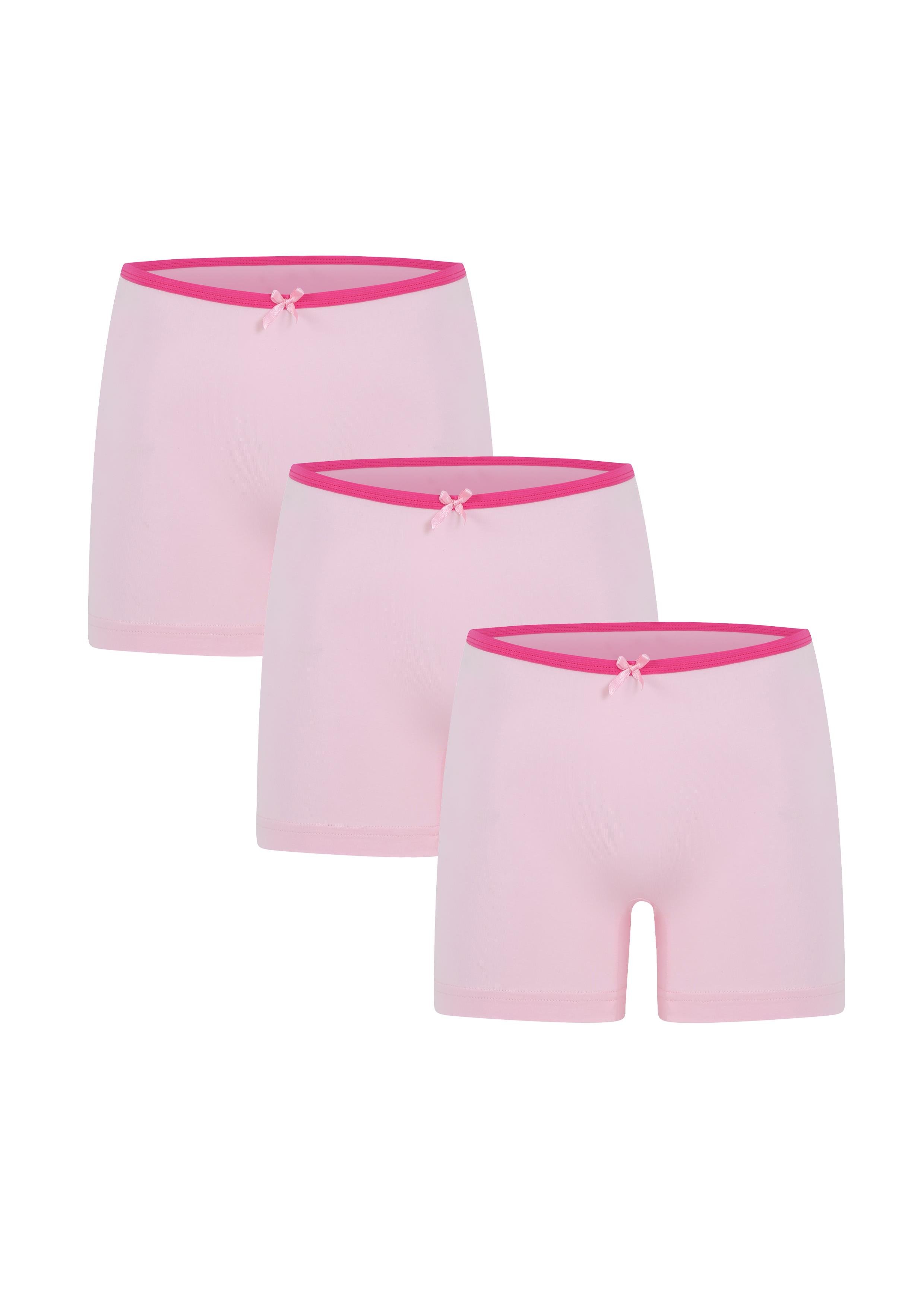 Moda Çizgi Kadın Penye 3lü Boxer Pudra 40260