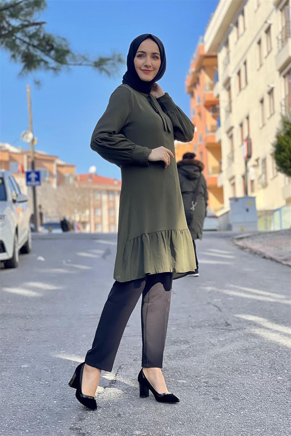 Balon Kol Aerobin Tunik HAKİ