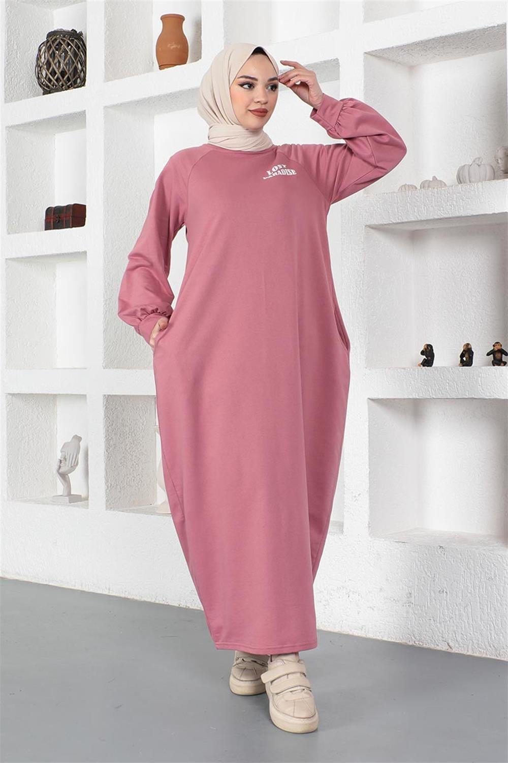 Şalvar Model Salaş Elbise GÜL KURUSU