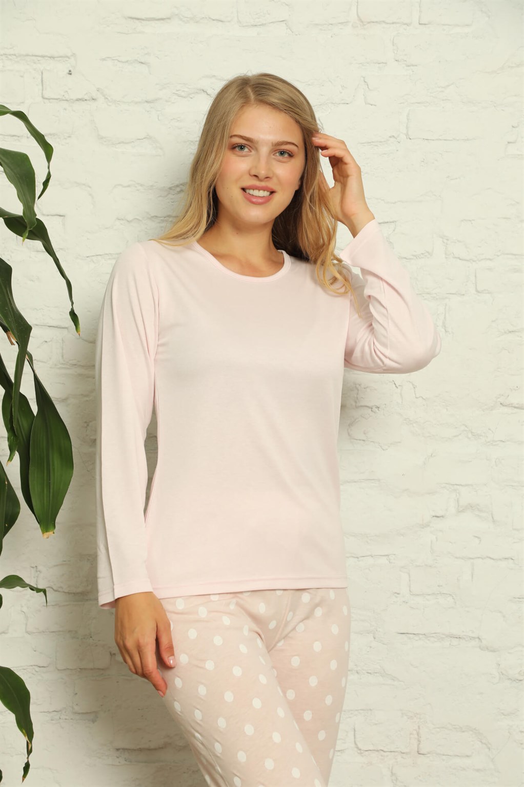 Moda Çizgi Kadın Penye Pijama