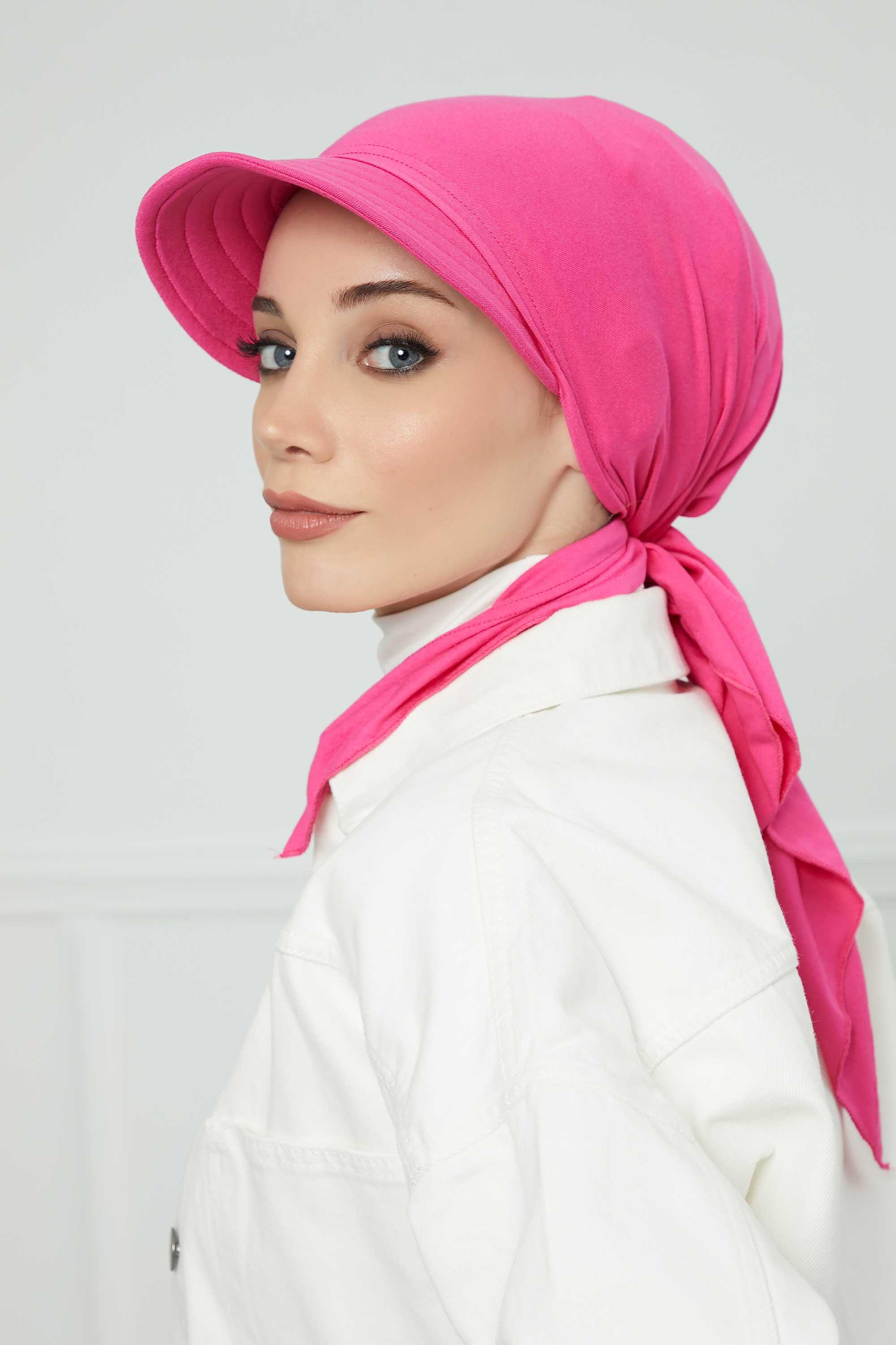 Siperlikli Bandana Bone,B-71 Fuşya