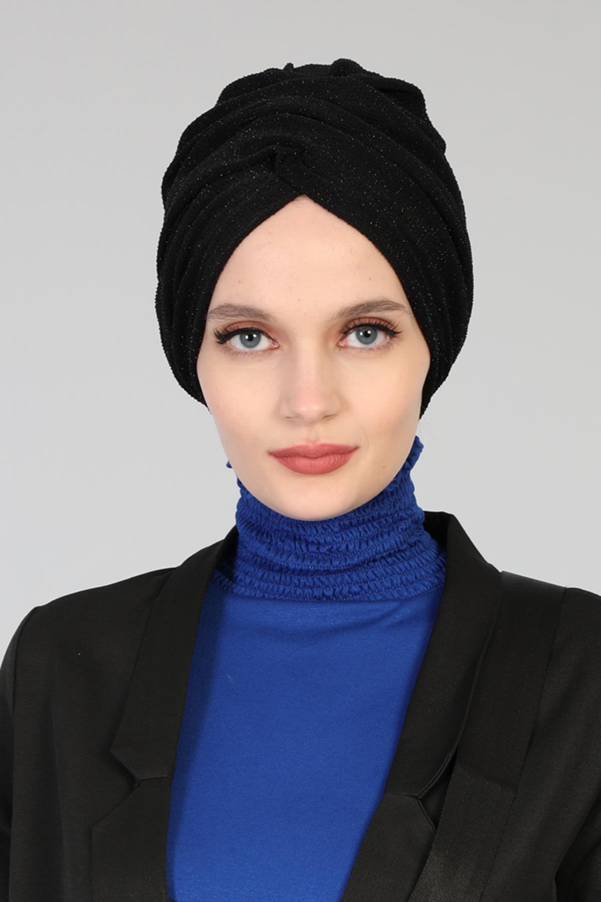 Tesettür Bone Buzzy,B-9B Siyah