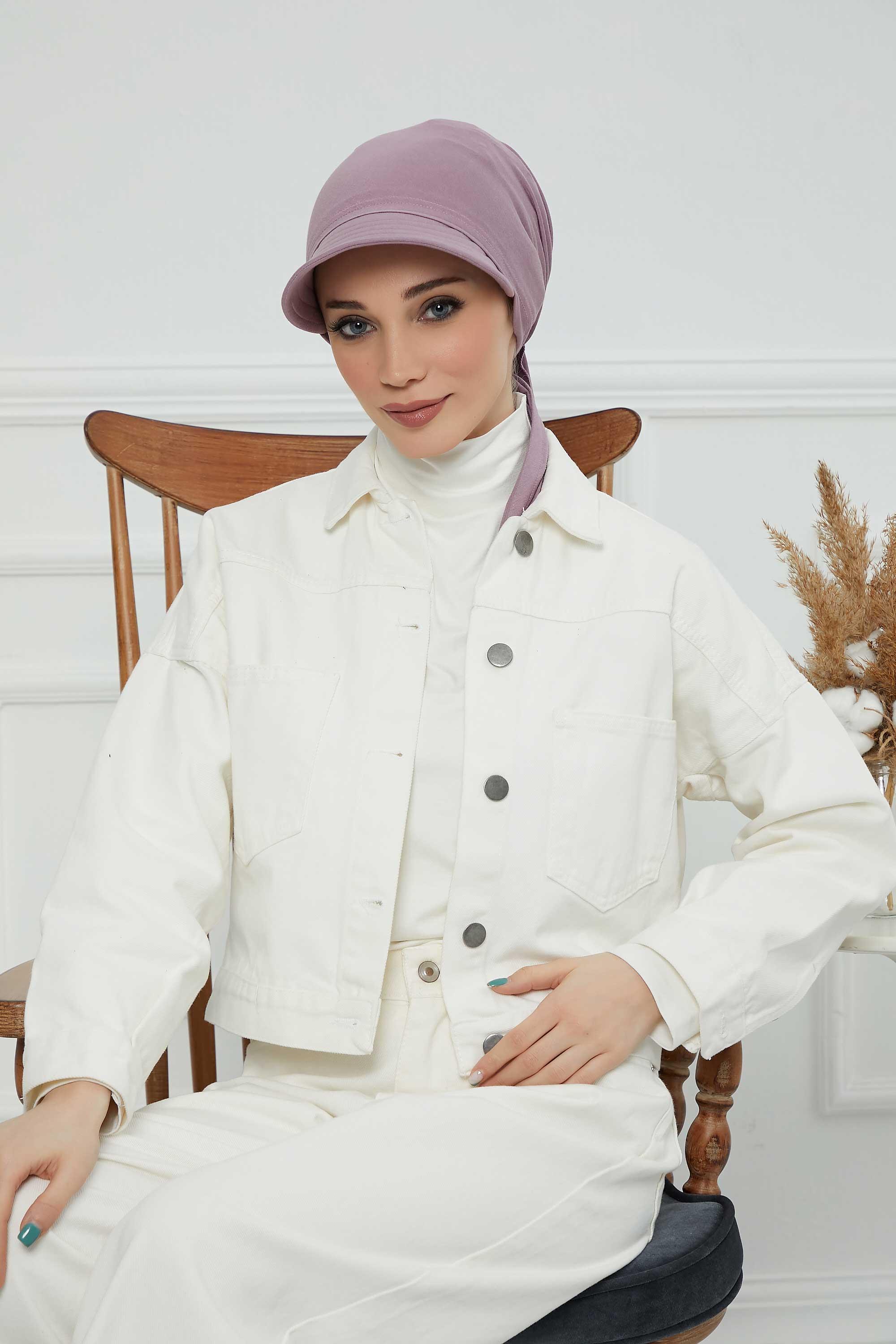 Siperlikli Bandana Bone,B-71 Lila