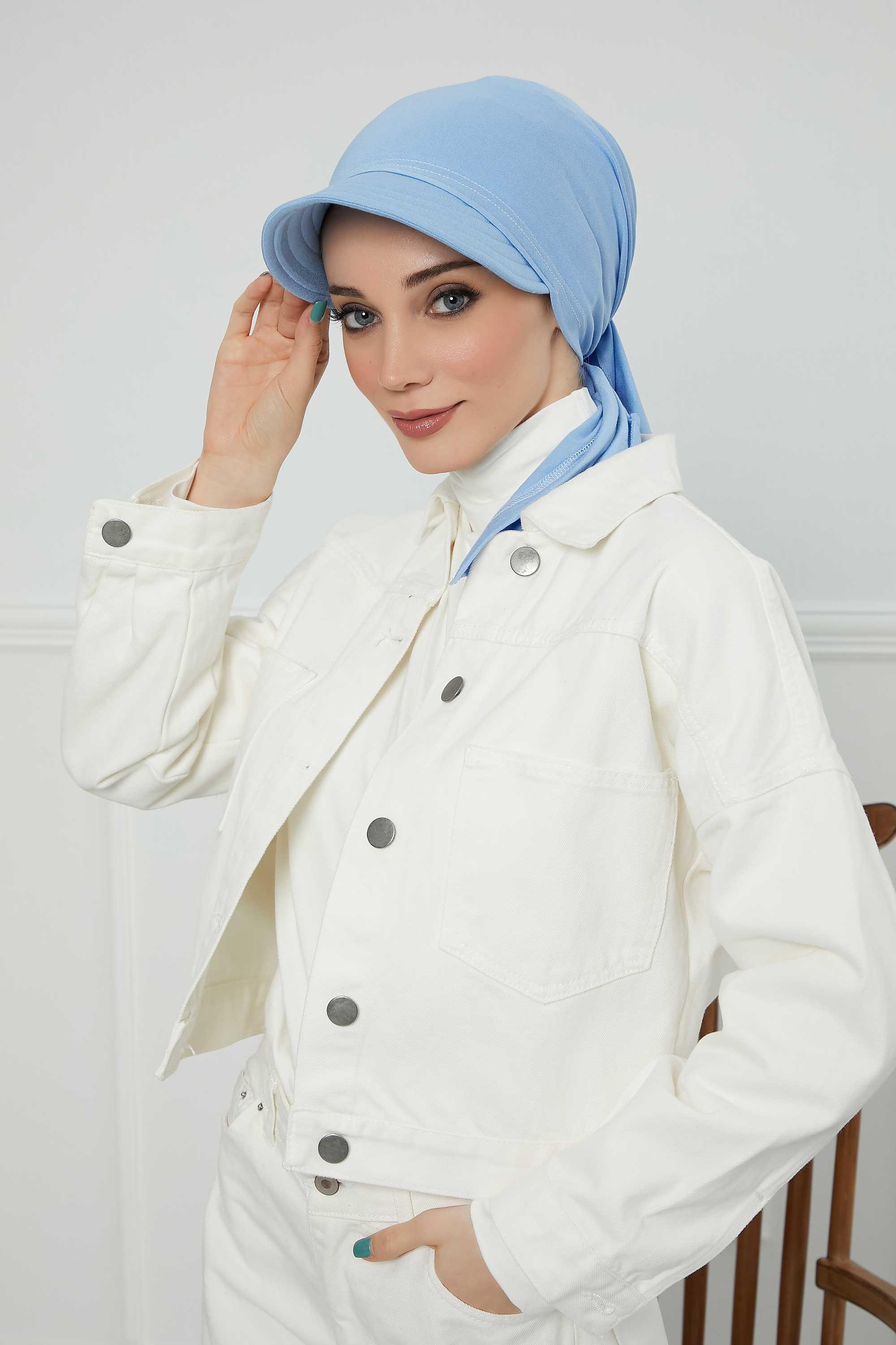 Siperlikli Bandana Bone,B-71 Mavi