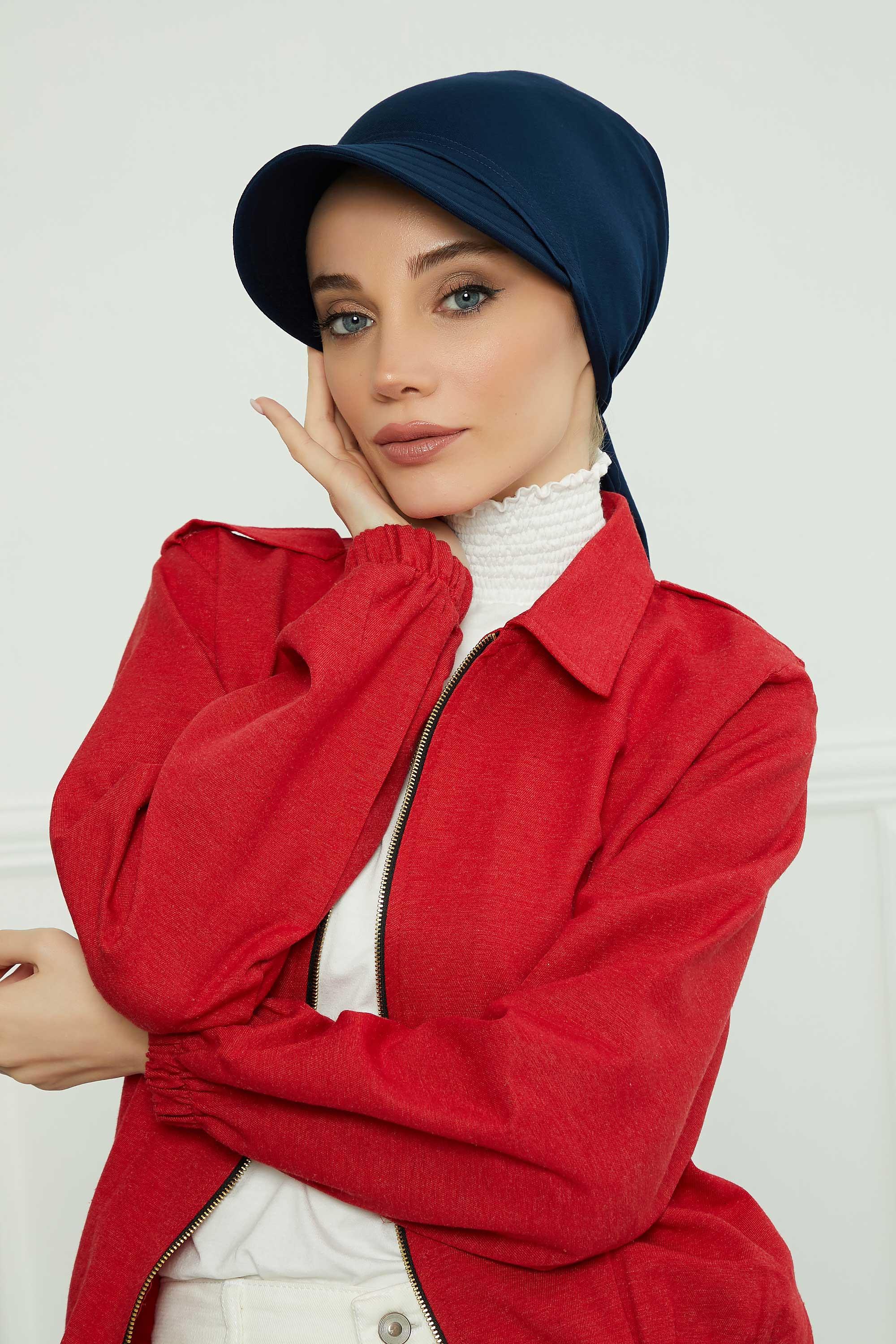 Siperlikli Bandana Bone,B-71 Lacivert