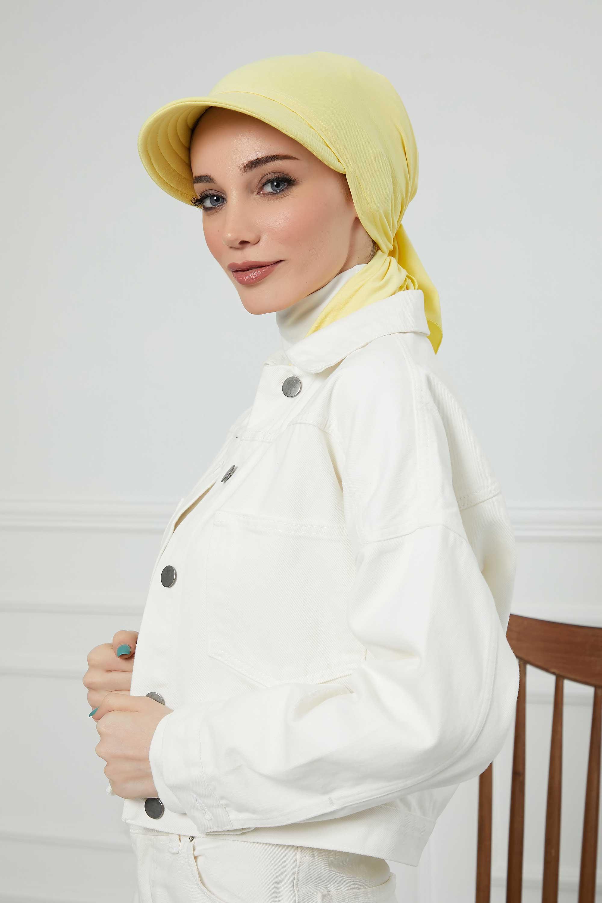 Siperlikli Bandana Bone,B-71 Sarı