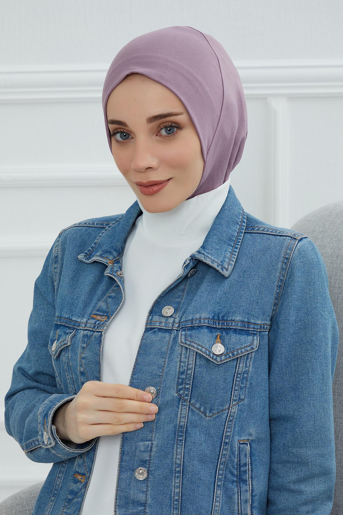 Tesettür İç Bone,TB-5 Lila