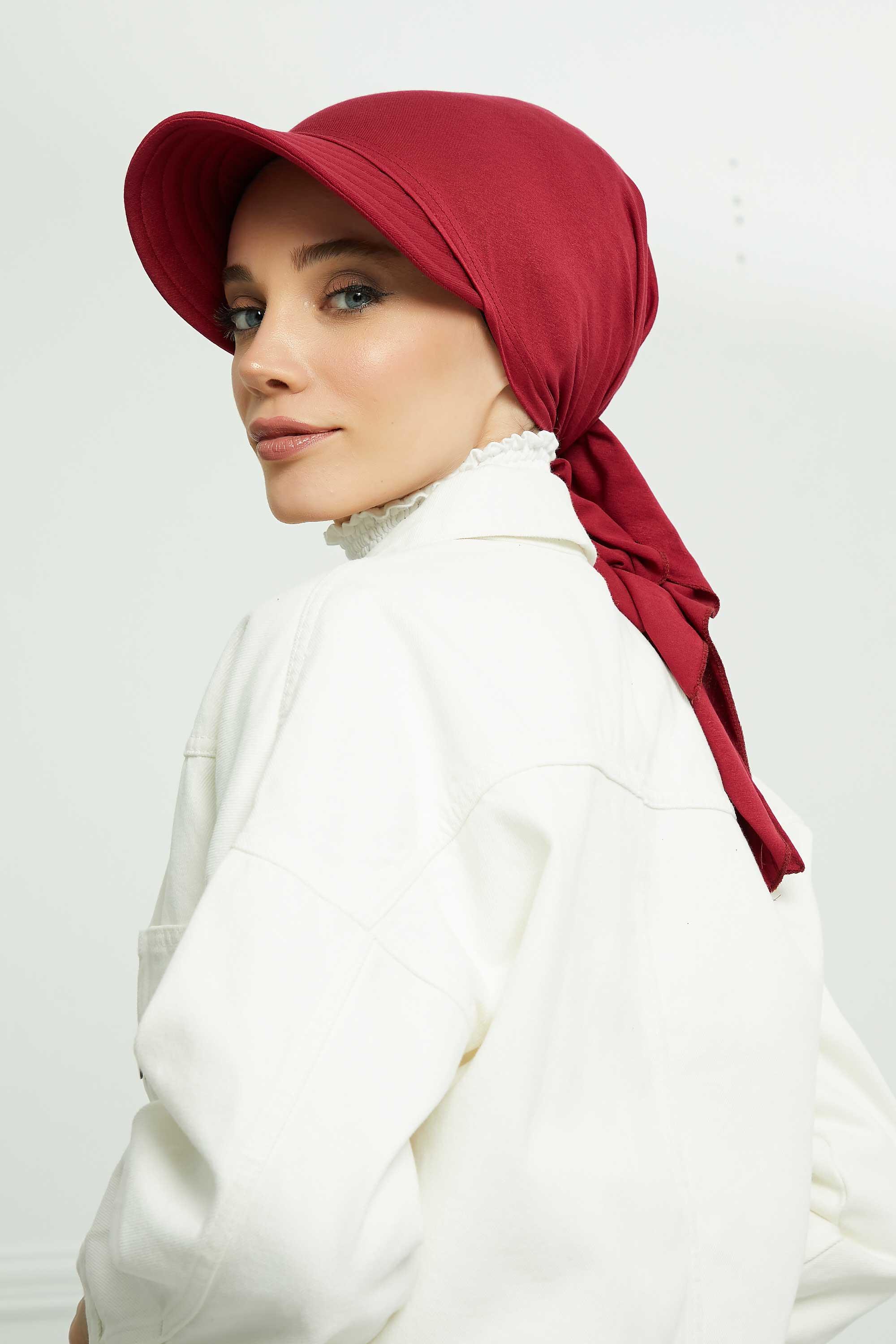 Siperlikli Bandana Bone,B-71 Bordo
