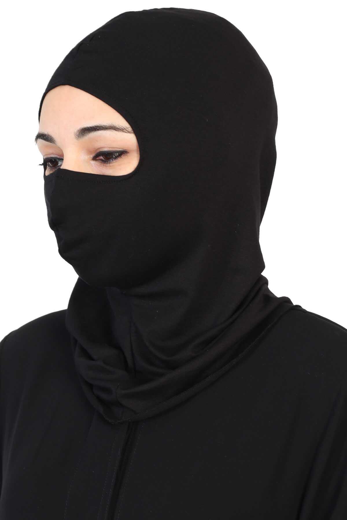 Maskeli Penye Bone,TB-2 Siyah