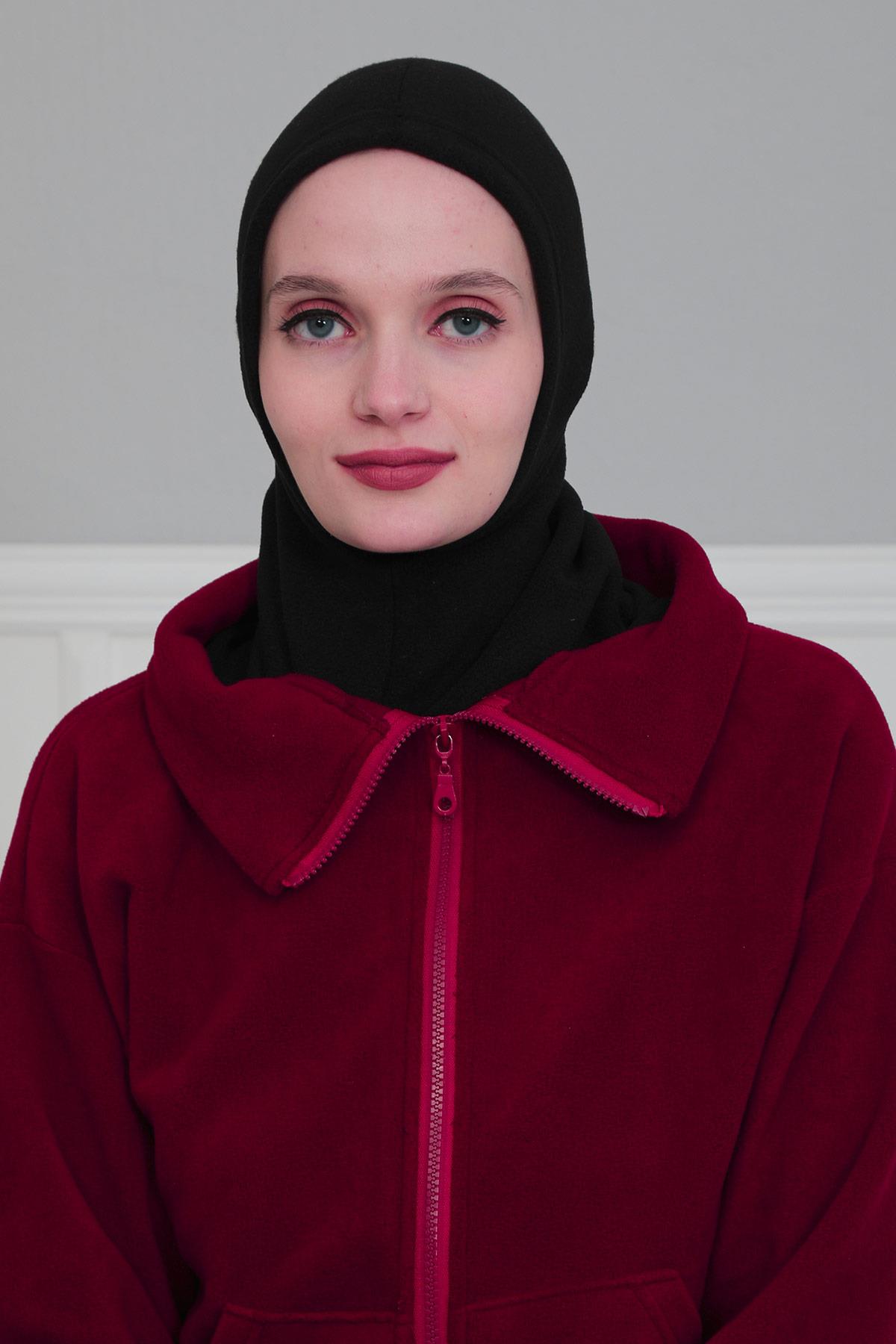 Tesettür Polar İç Bone,TB-1P Siyah