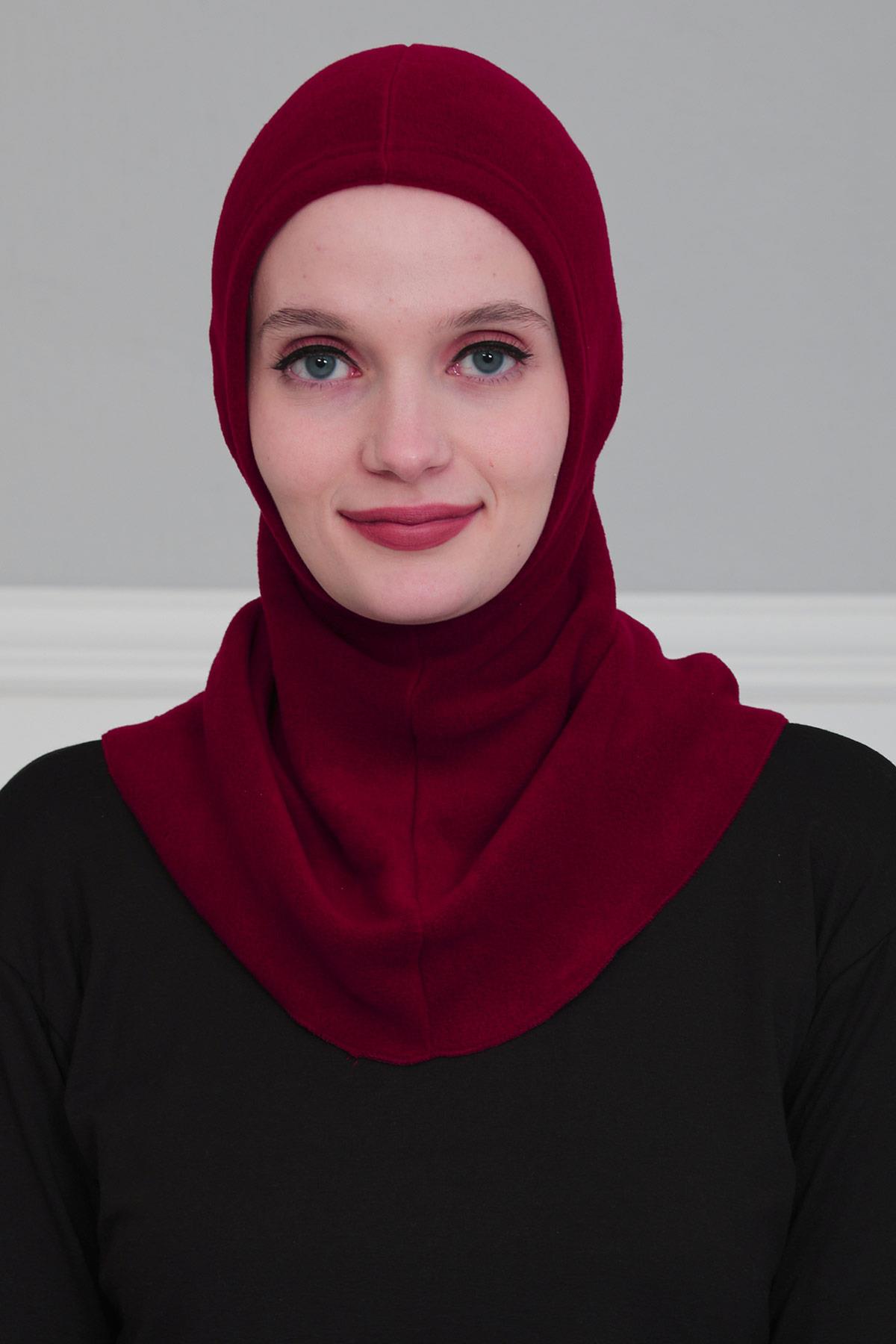 Tesettür Polar İç Bone,TB-1P Bordo
