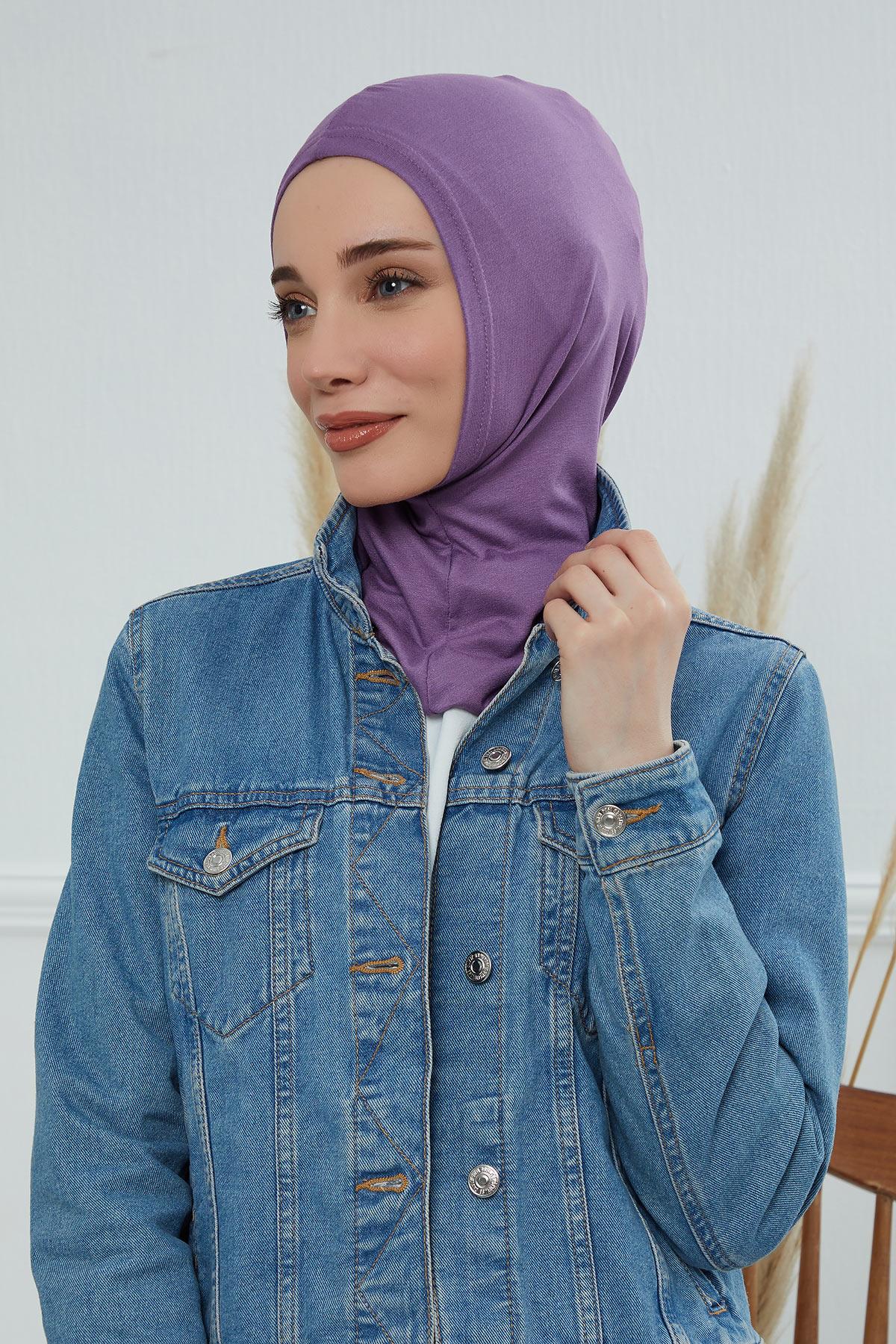Tesettür İç Bone,TB-1 Mor 2