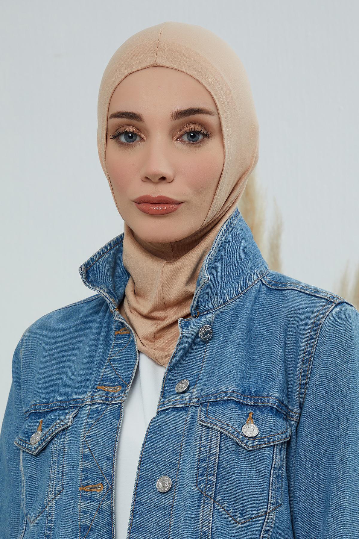 Tesettür İç Bone,TB-1 Sütlü Kahve
