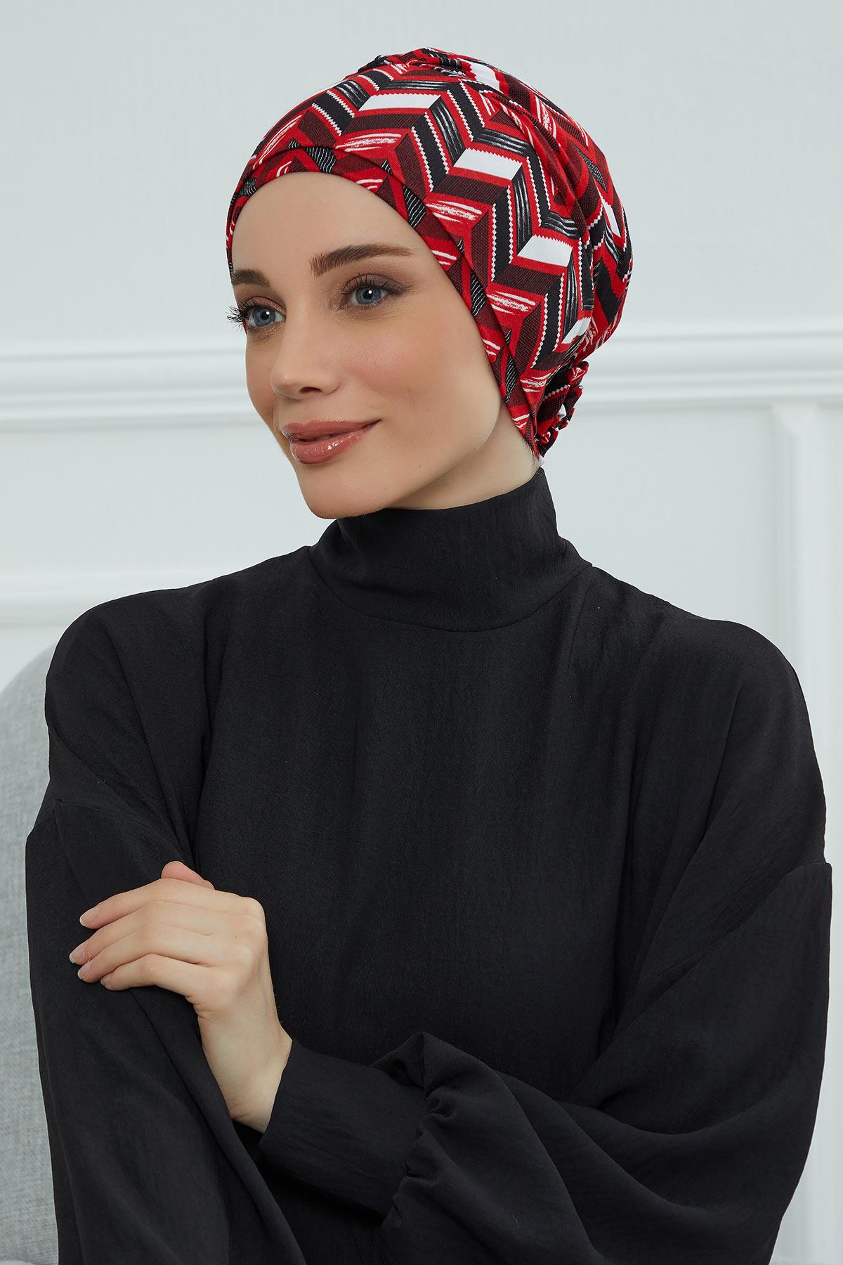 Desenli Penye Bone,B-53YD Desen 33