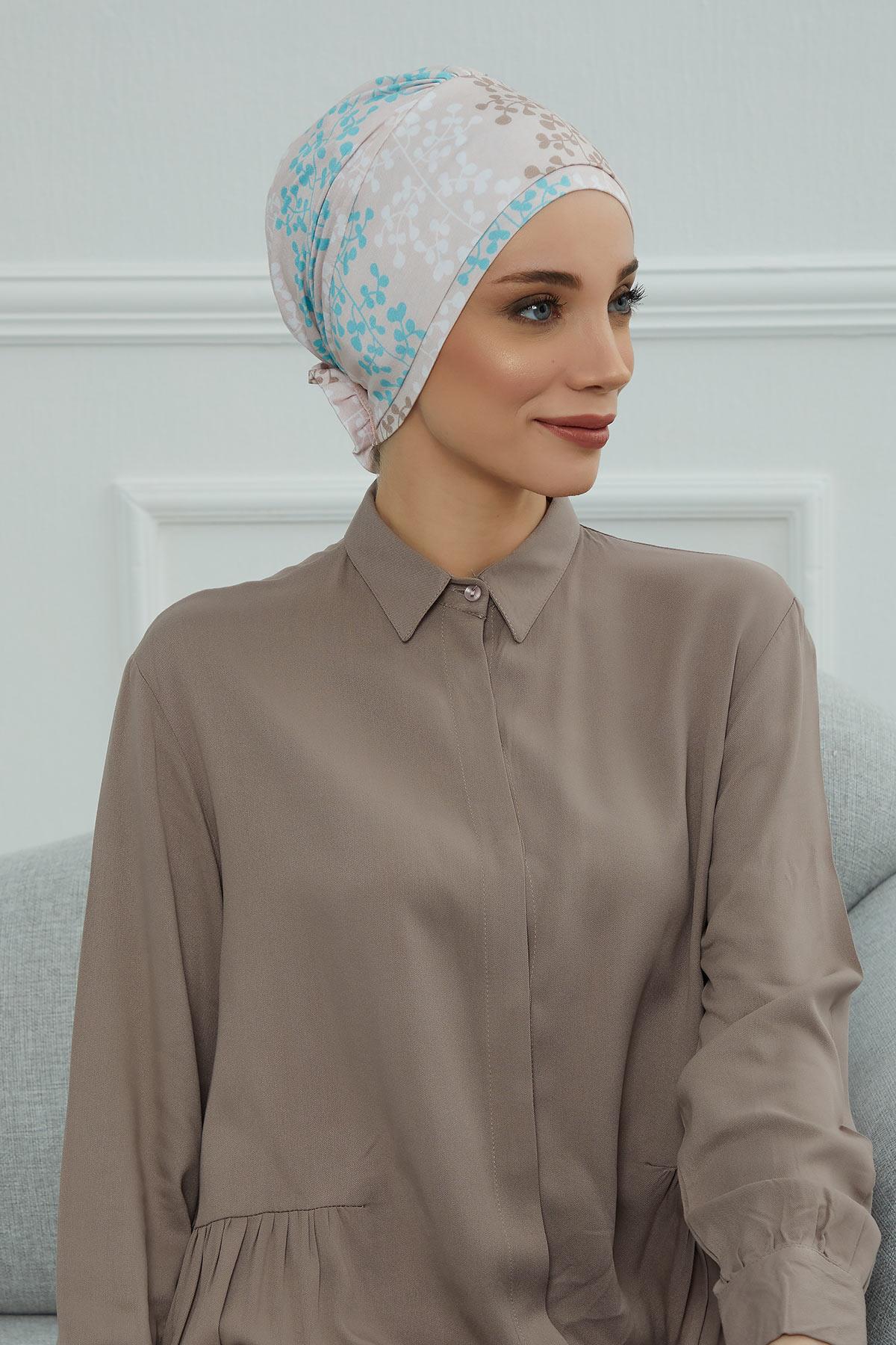 Desenli Penye Bone,B-53YD Desen 30