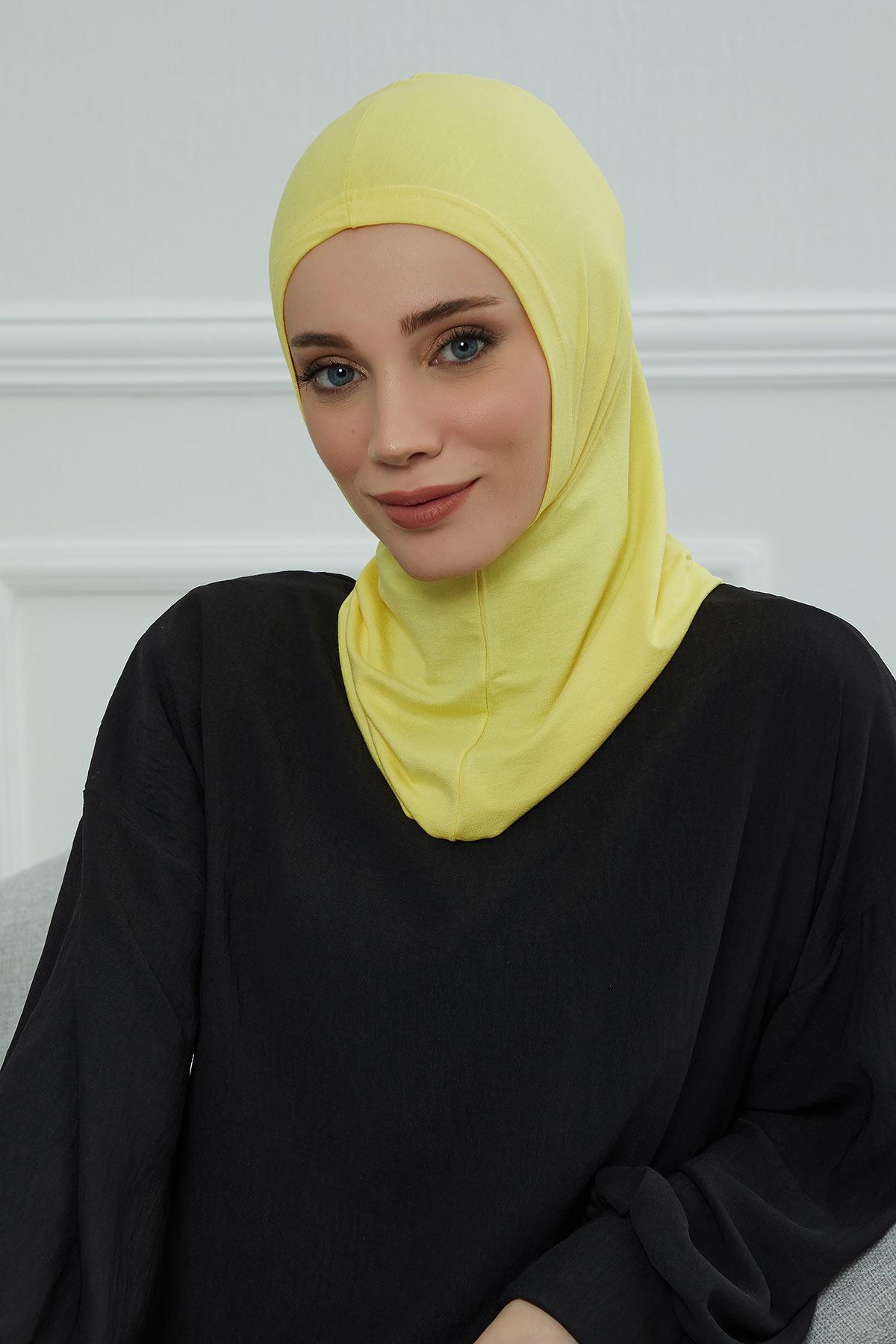 Tesettür İç Bone,TB-1 Sarı