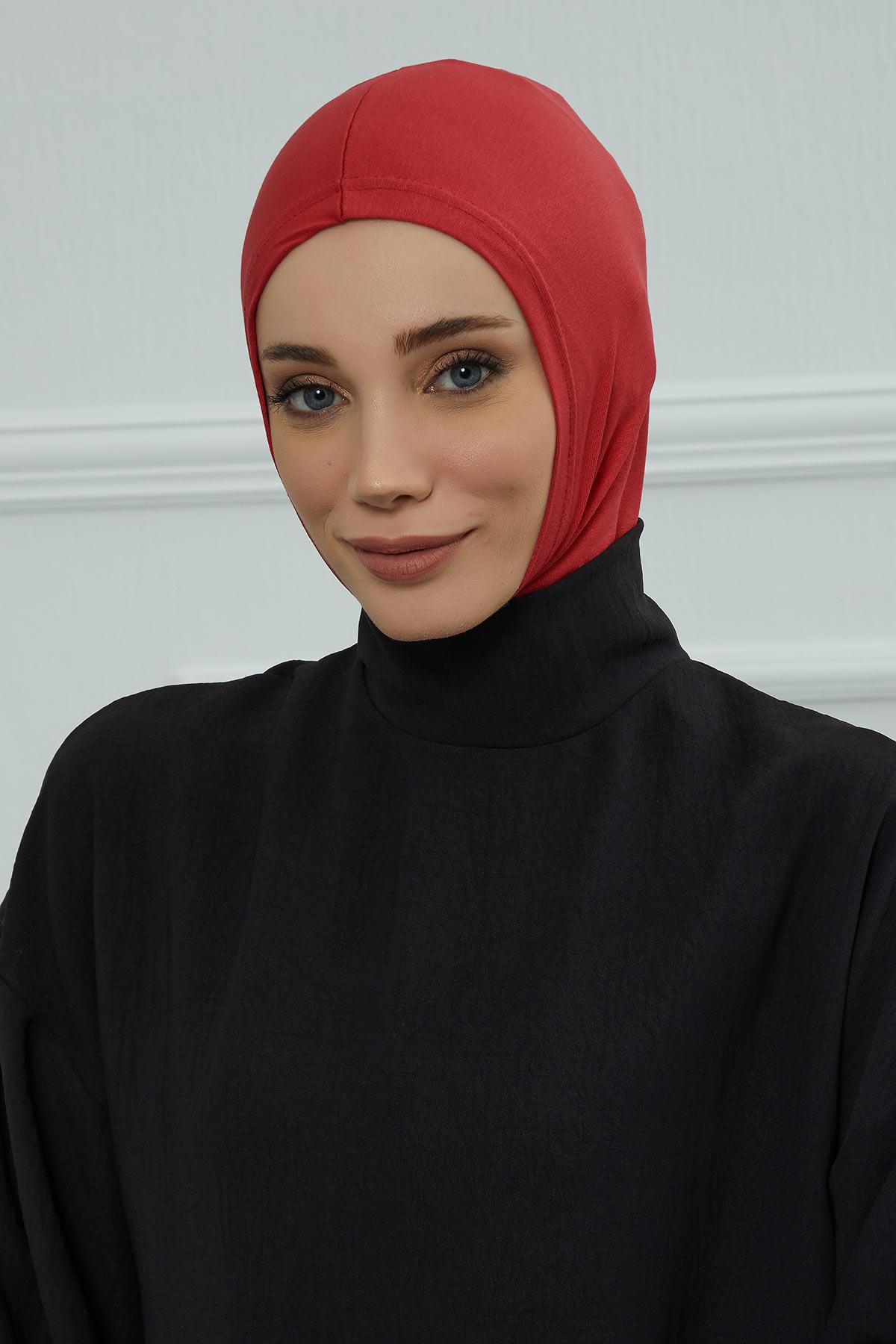Tesettür İç Bone,TB-1 Kırmızı