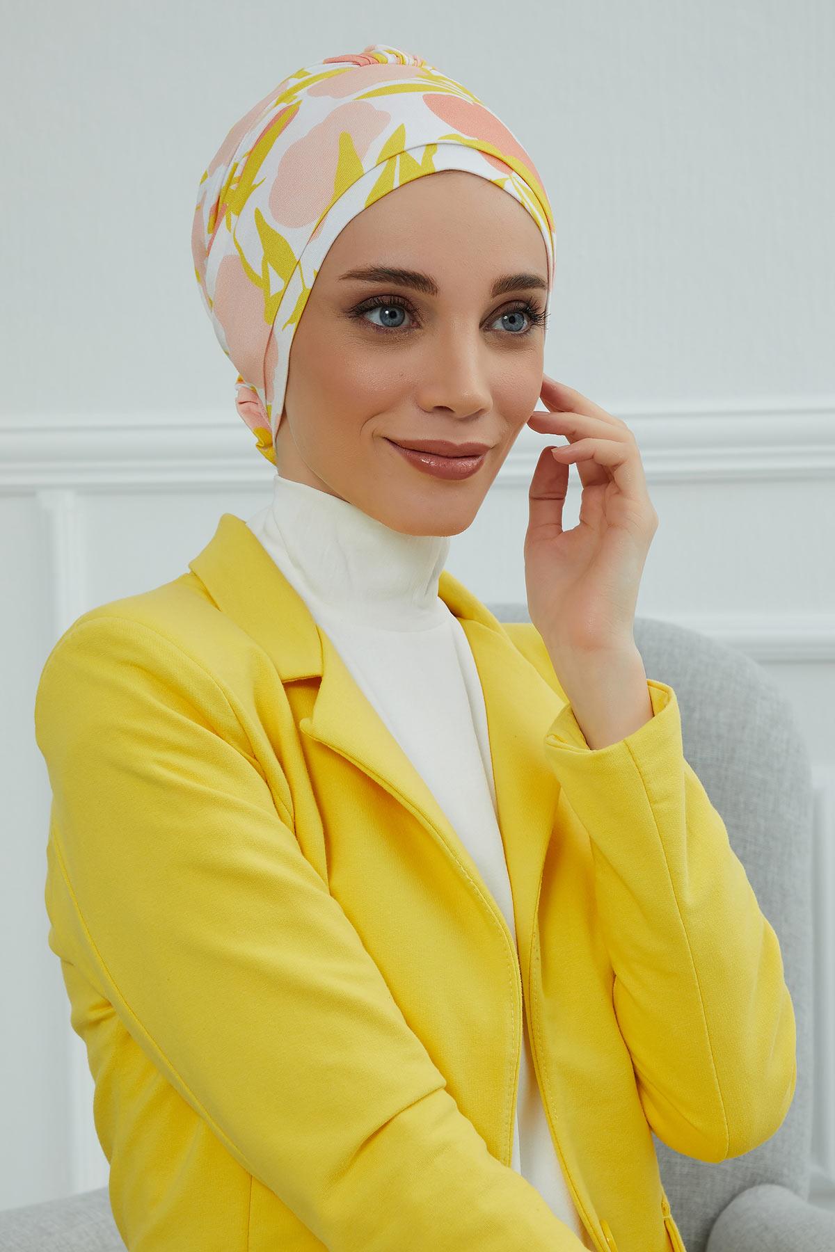 Desenli Penye Bone,B-53YD Desen 31