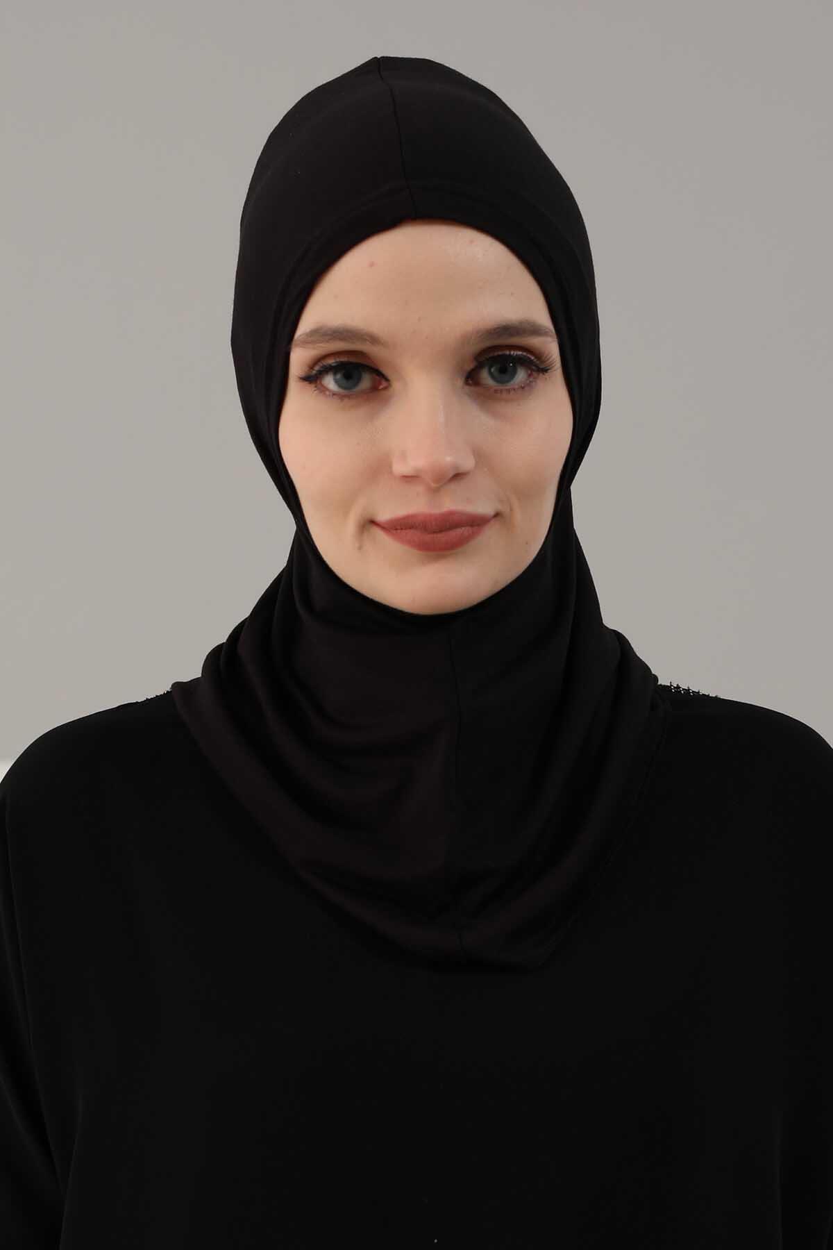 Tesettür İç Bone,TB-1 Siyah