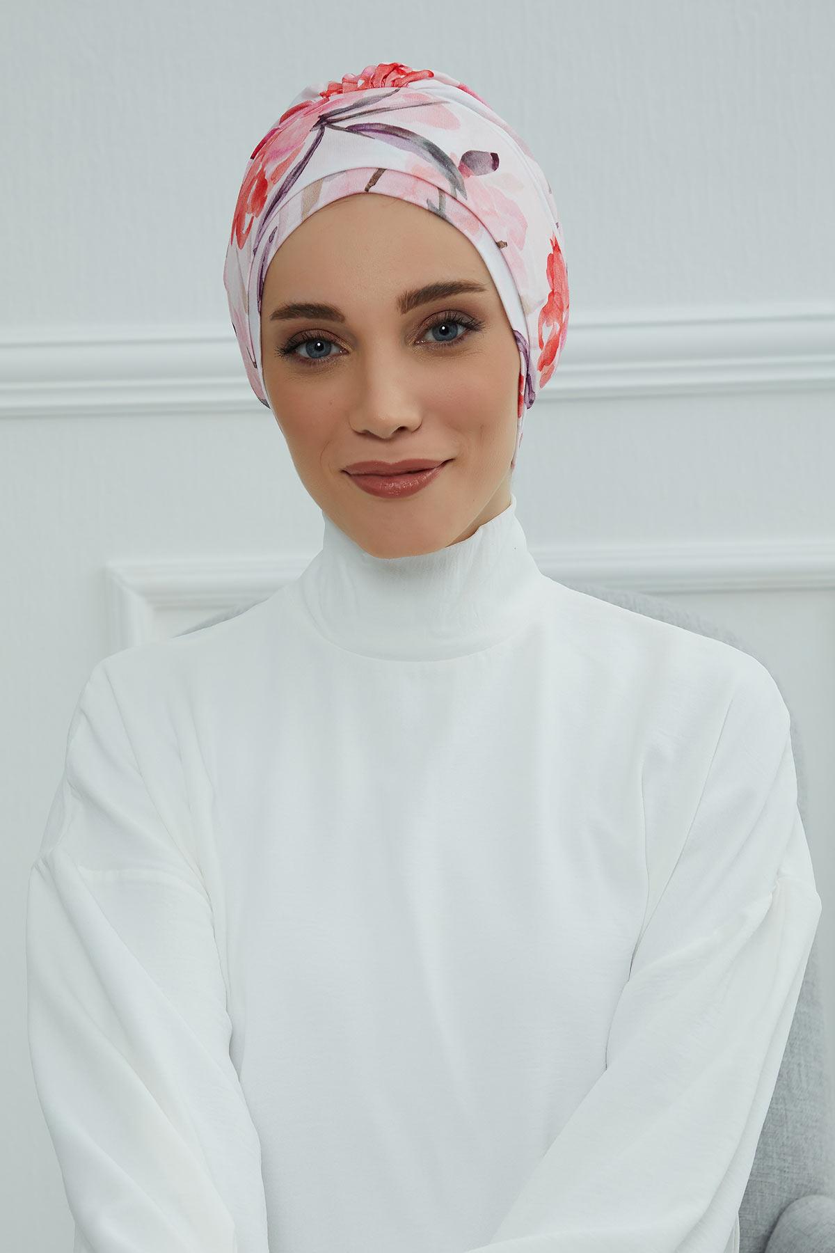 Desenli Penye Bone,B-53YD Desen 26