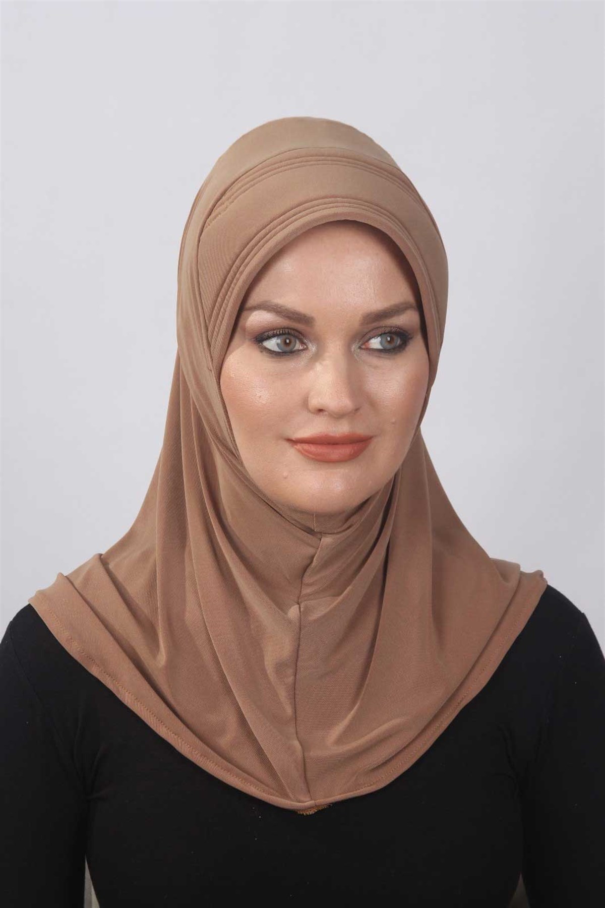 Takmatik Hazır Şal  Caramel