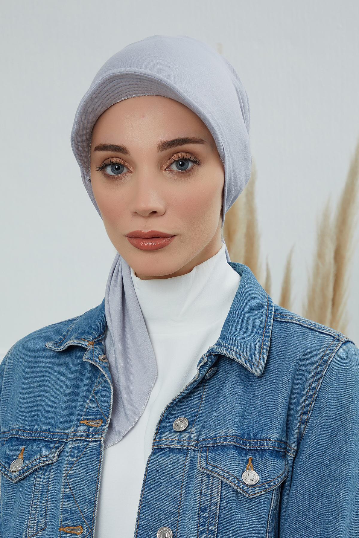 Siperlikli Bandana,B-40 Gri 2