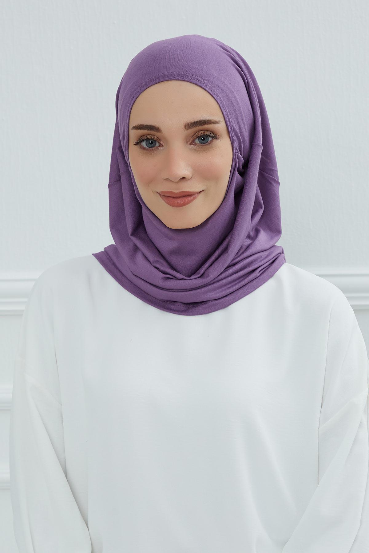 Tasarım Penye Bone,B-33 Mor 2