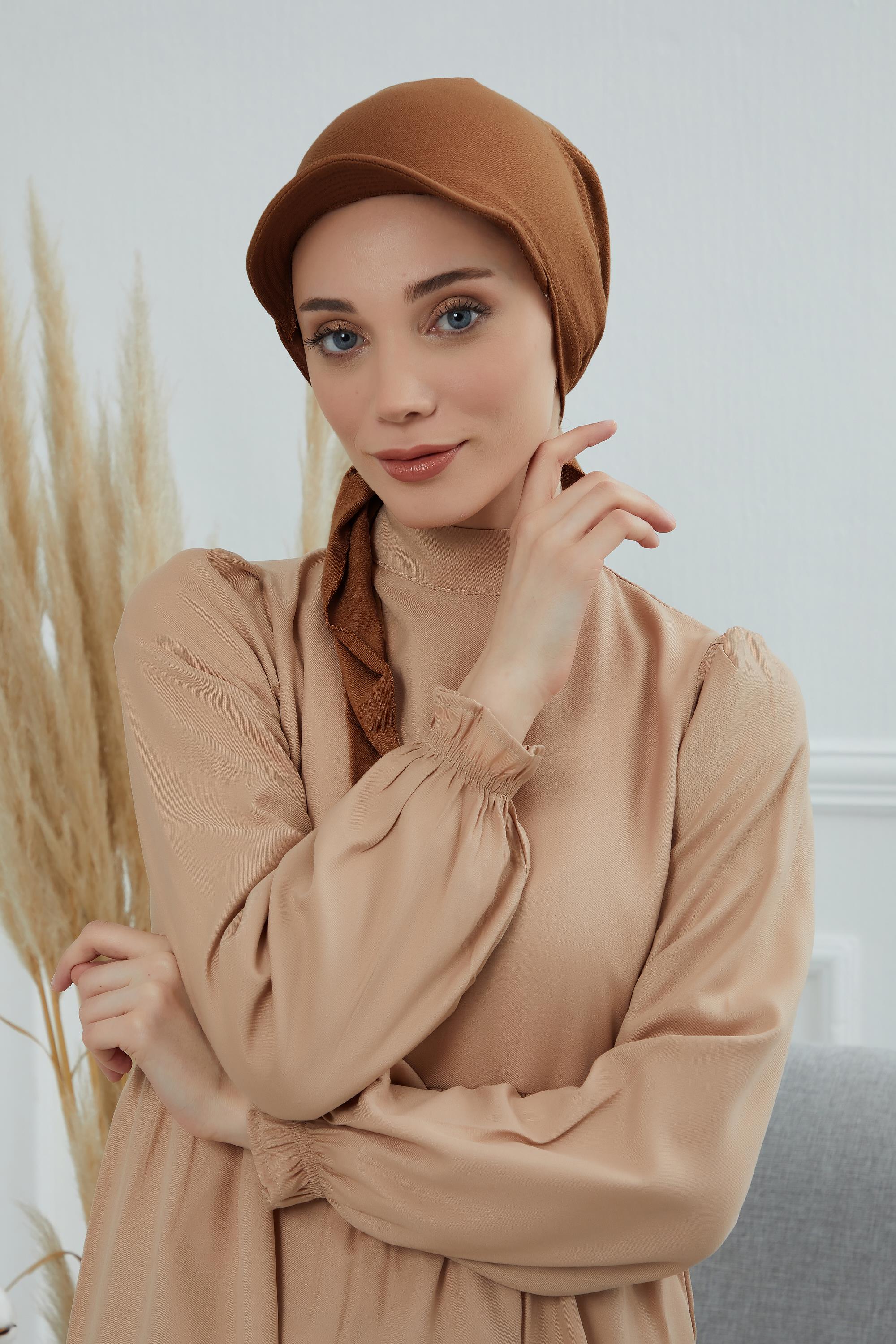 Siperlikli Bandana,B-40 Koyu Kahverengi