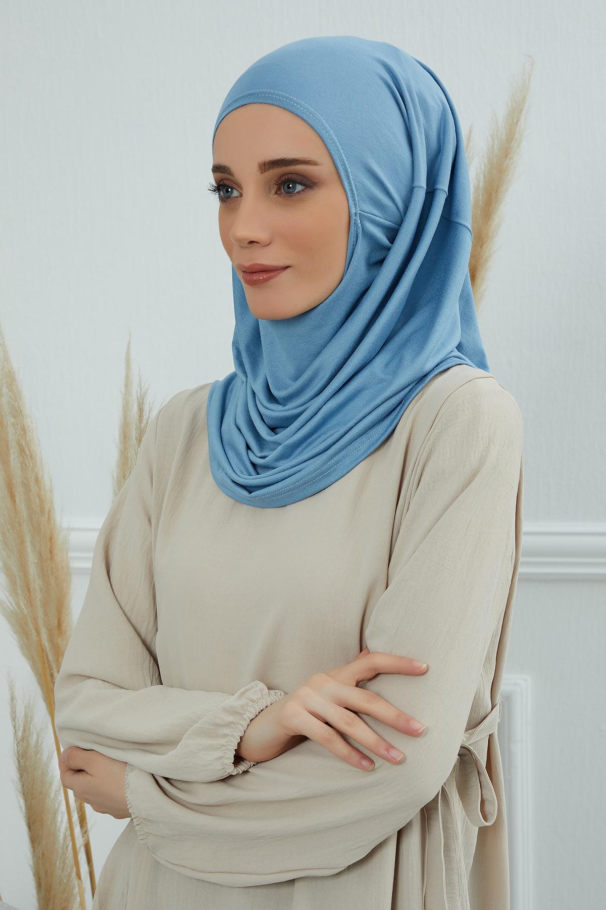 Tasarım Penye Bone,B-33 Mavi