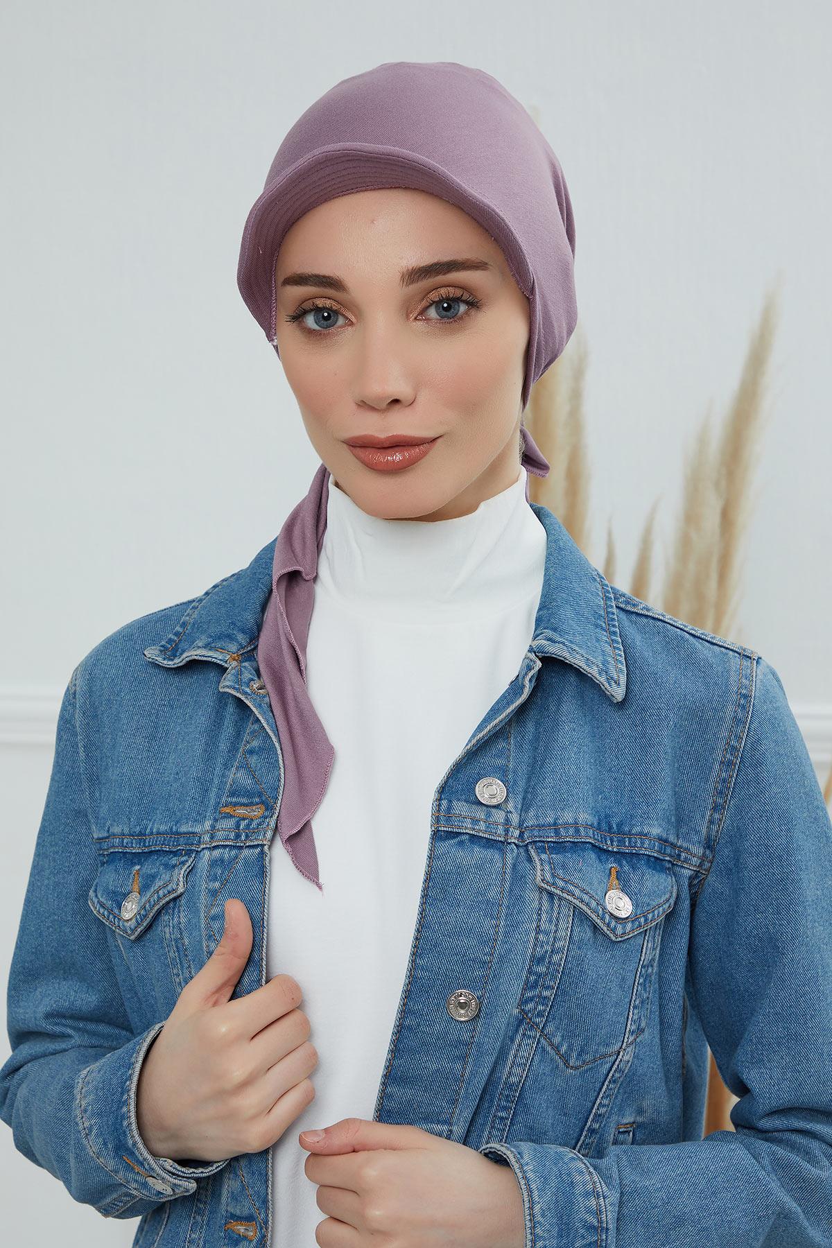 Siperlikli Bandana,B-40 Lila