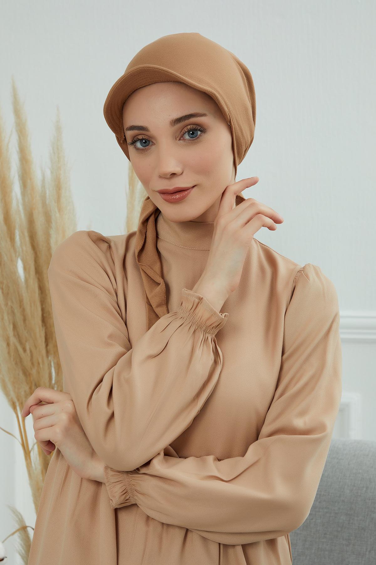 Siperlikli Bandana,B-40 Açık Kahverengi