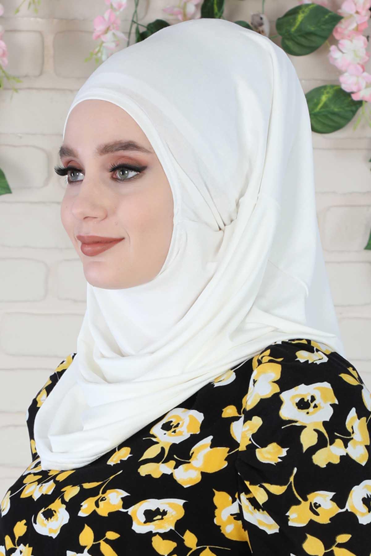 Tasarım Penye Bone,B-33 Krem