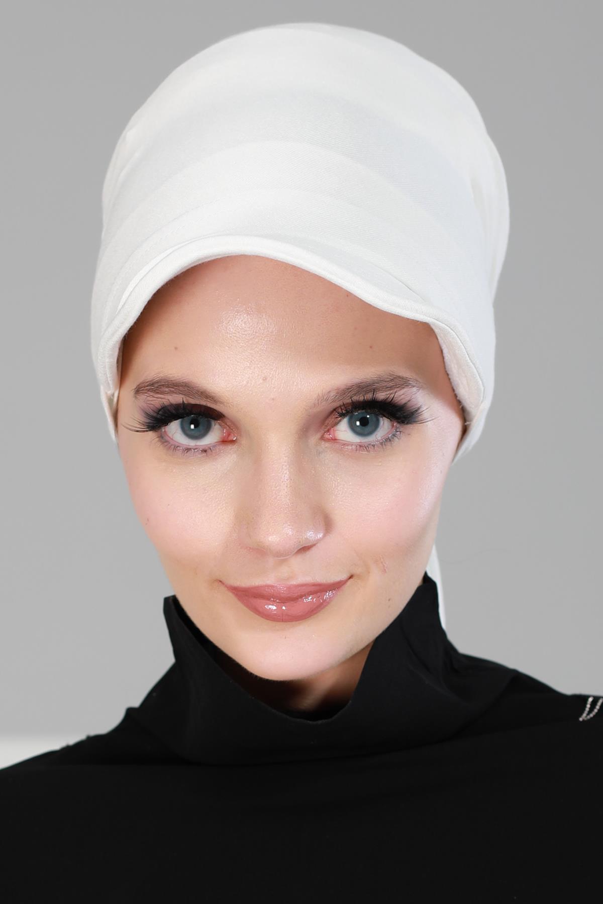 Siperlikli Bandana,B-40 Krem