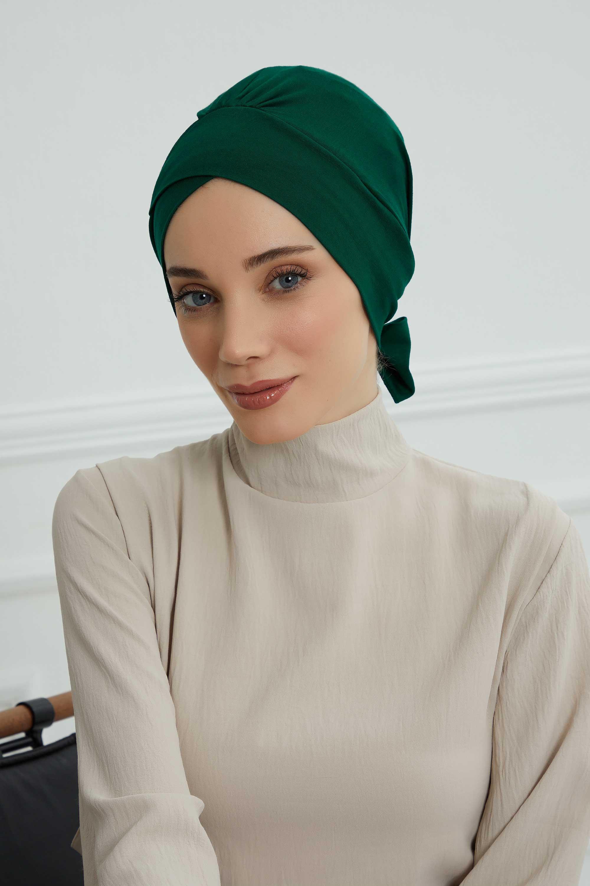 Kuşaklı Penye Bone,B-31 Koyu Yeşil