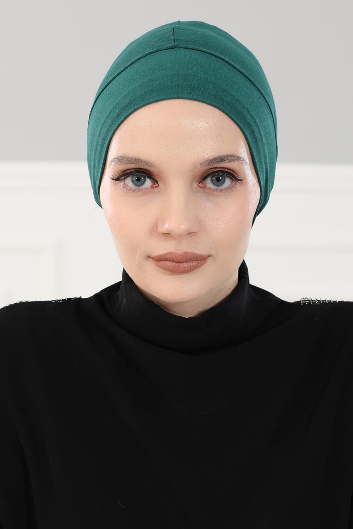 Takçık Penye Bone,B-37 Koyu Yeşil