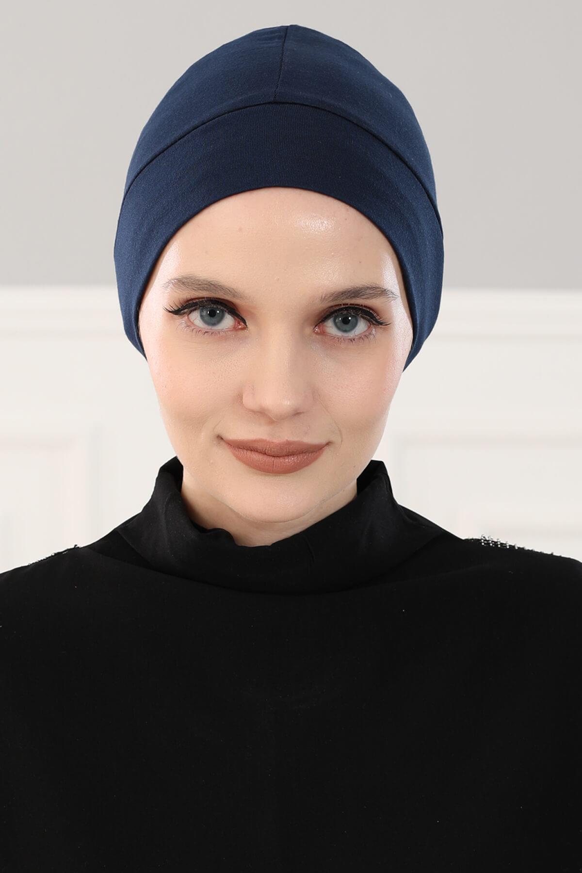 Takçık Penye Bone,B-37 Lacivert