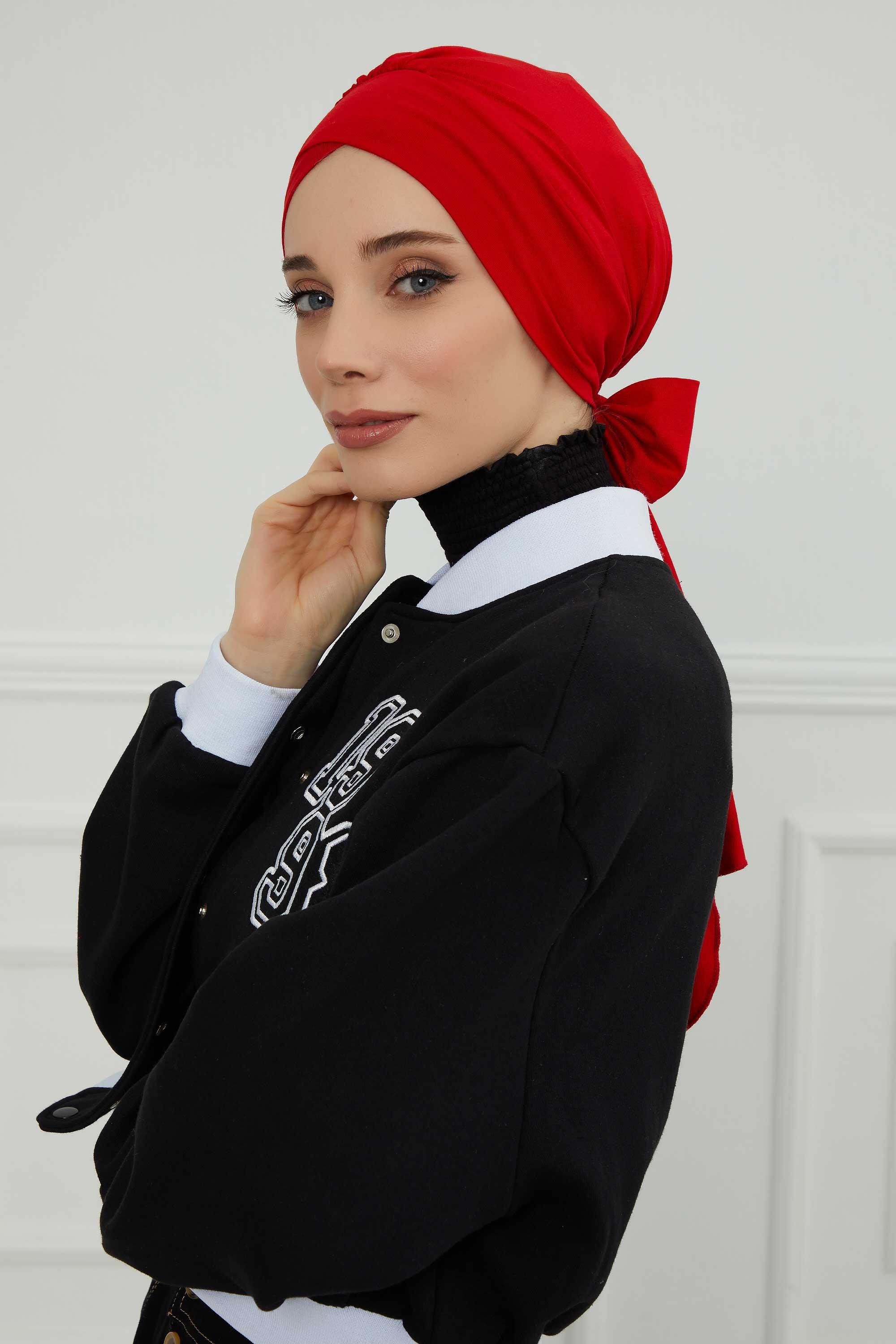 Kuşaklı Penye Bone,B-31 Kırmızı