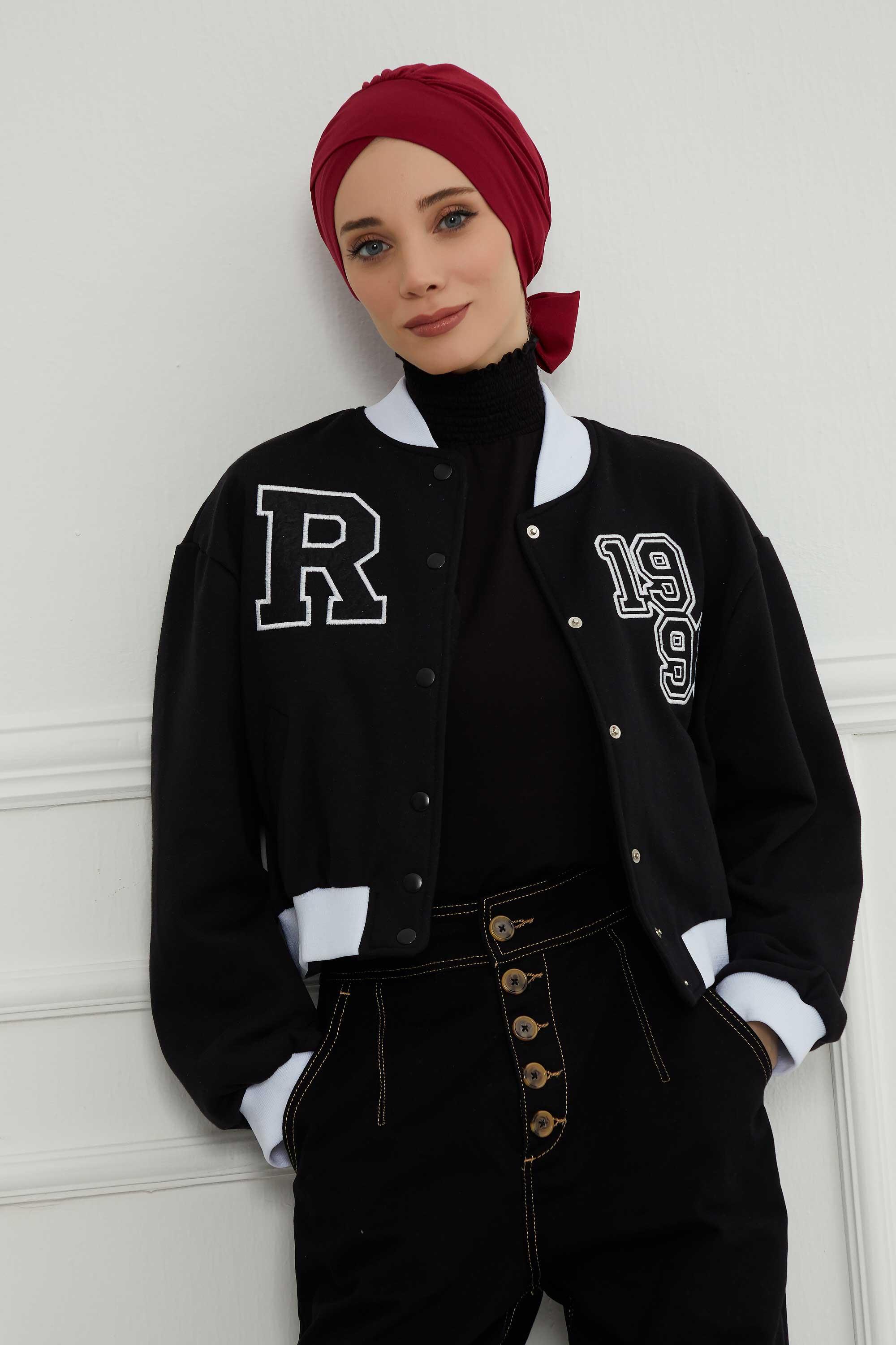 Kuşaklı Penye Bone,B-31 Bordo