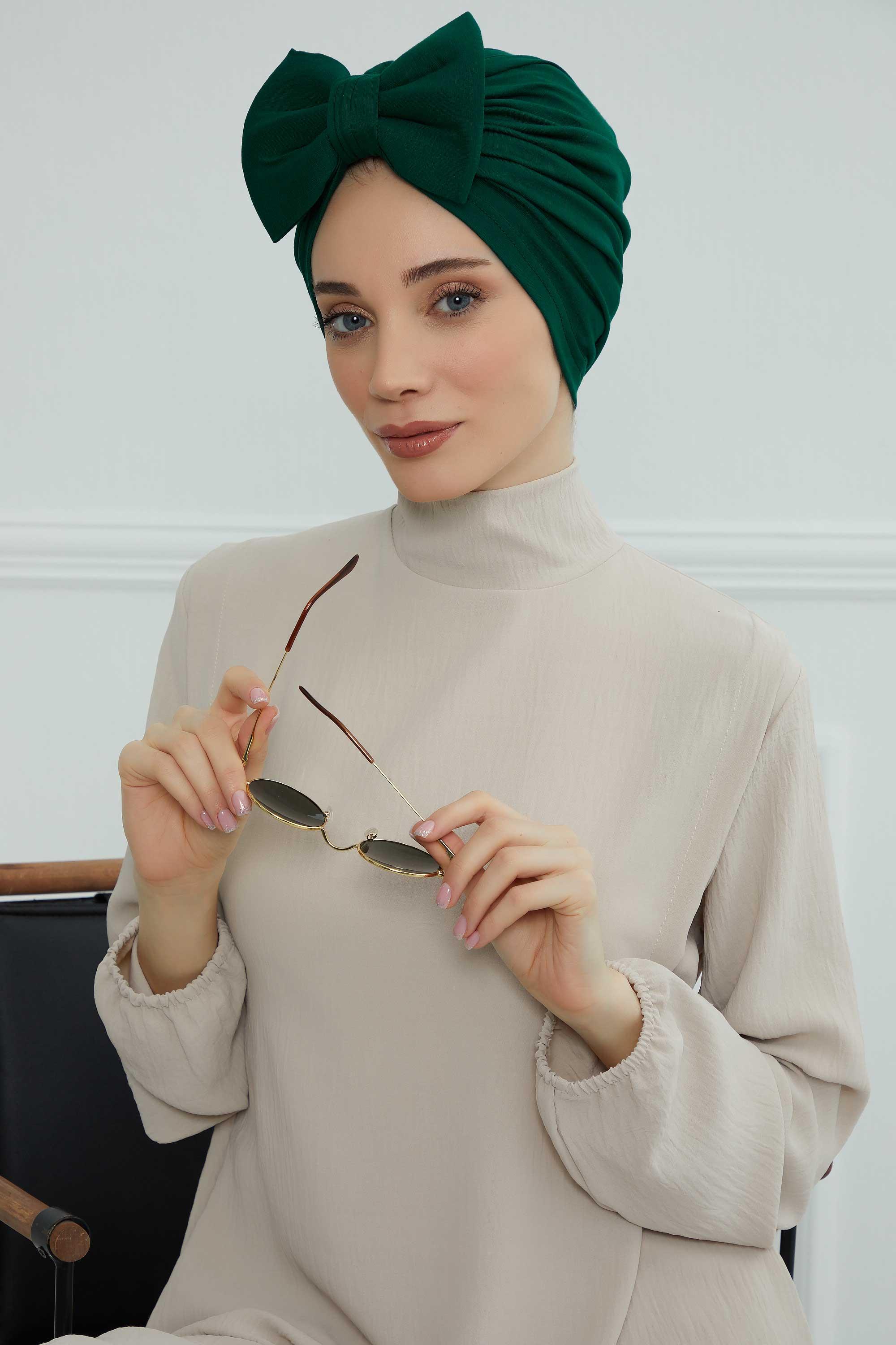 Kelebek Penye Bone,B-27 Yeşil